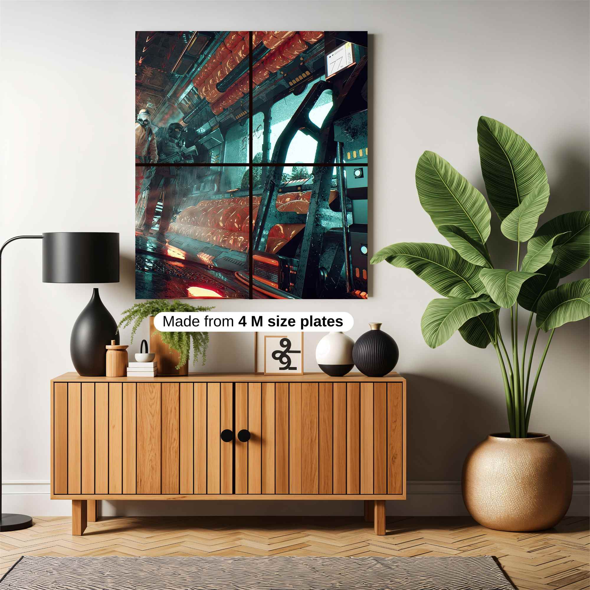 Neon Descent Safe Wall Magnetic / M