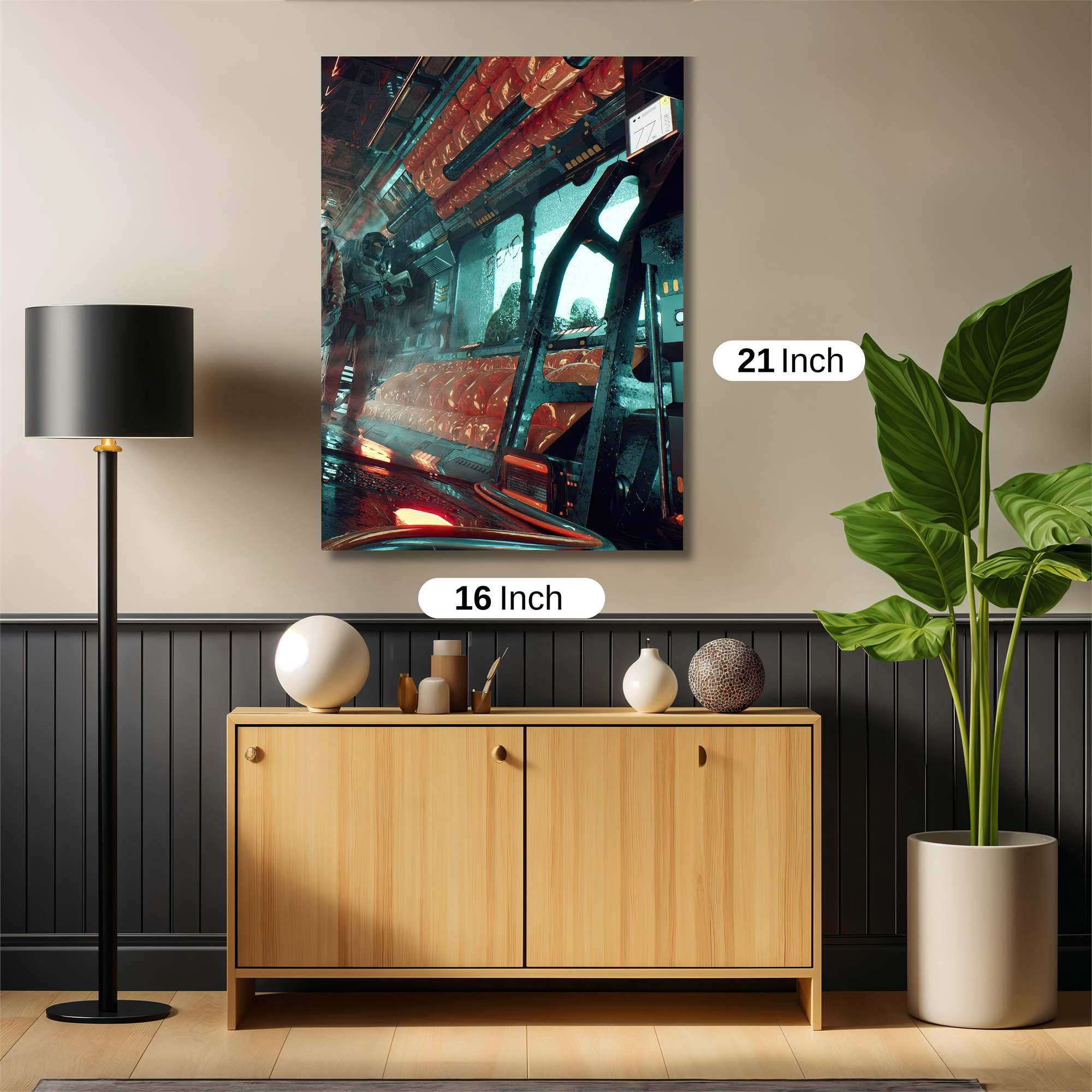 Neon Descent Safe Wall Magnetic / M