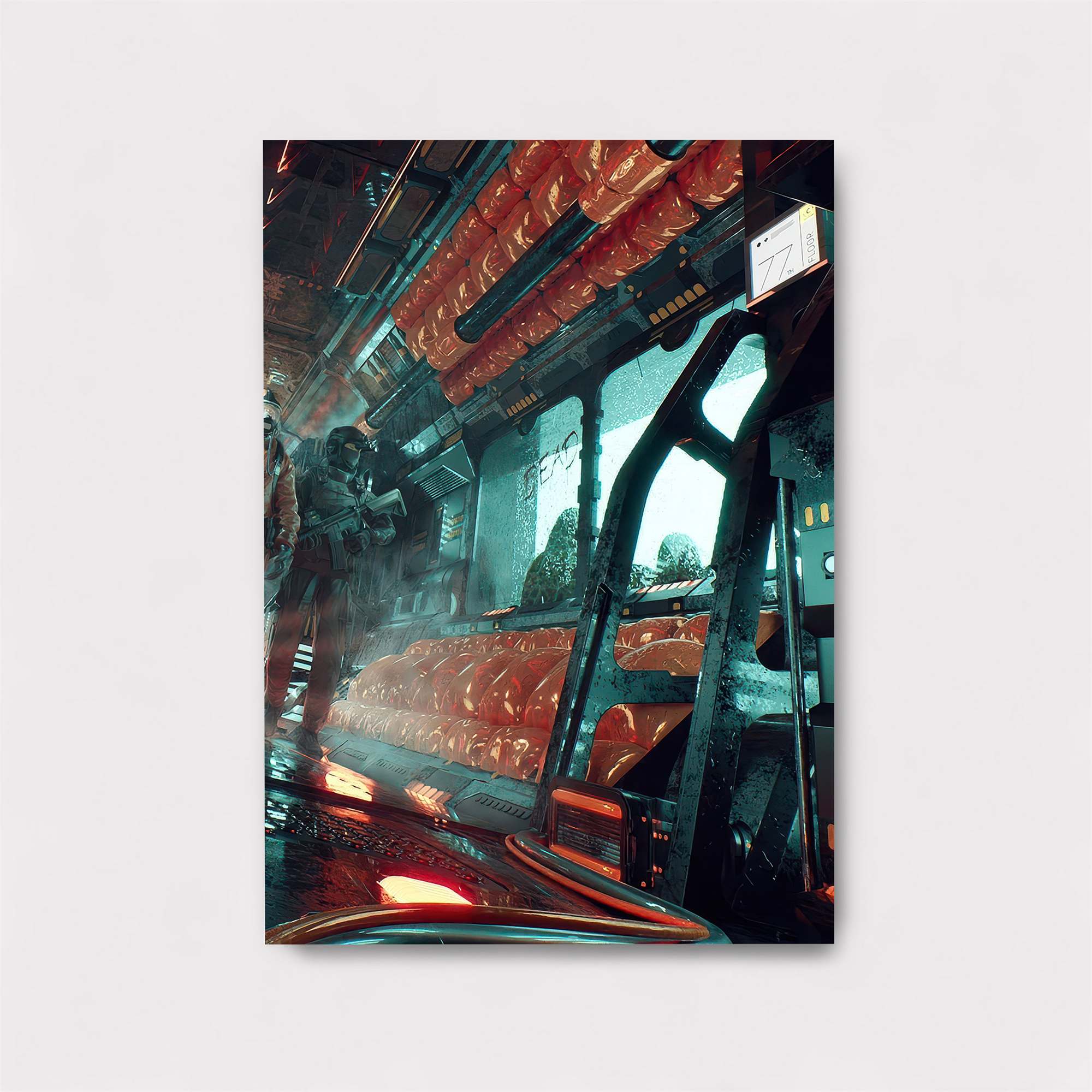 Neon Descent Safe Wall Magnetic / M