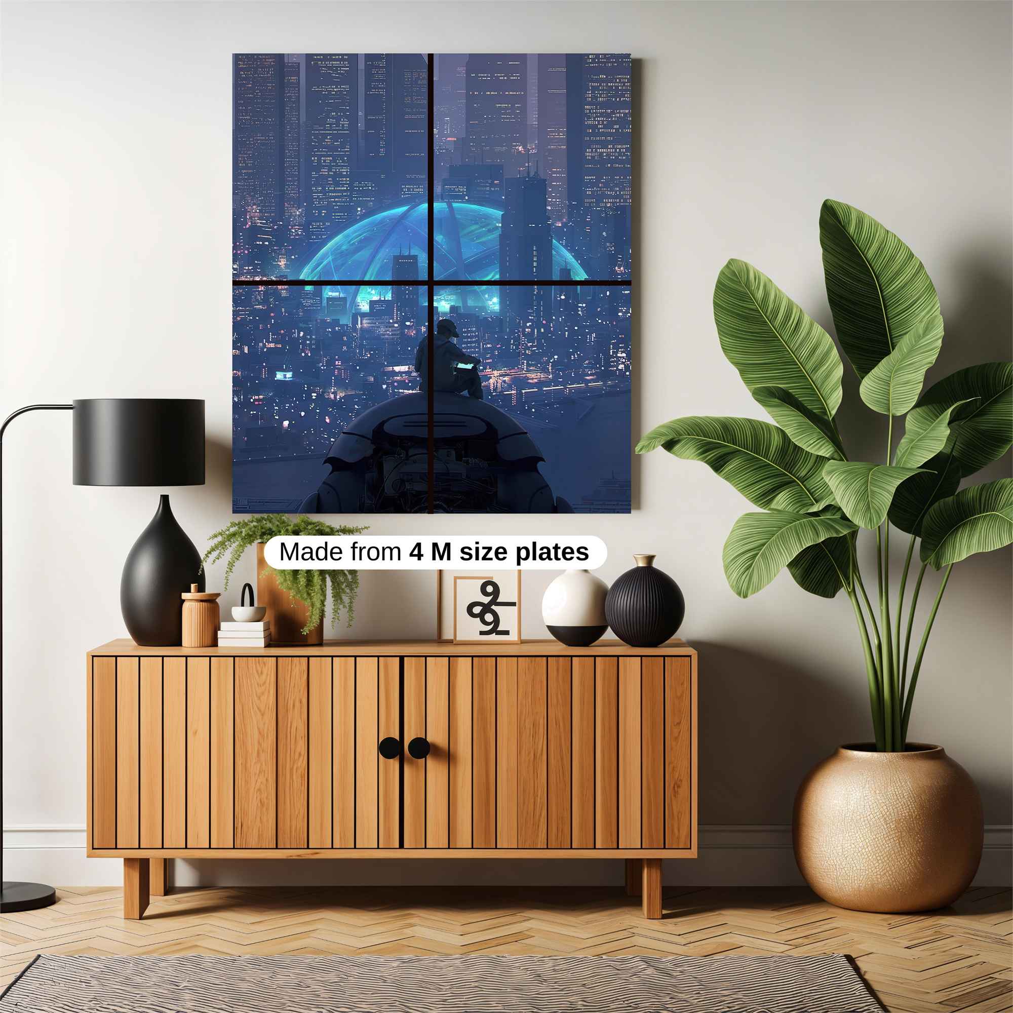 Futuristic Reverie Safe Wall Magnetic / M