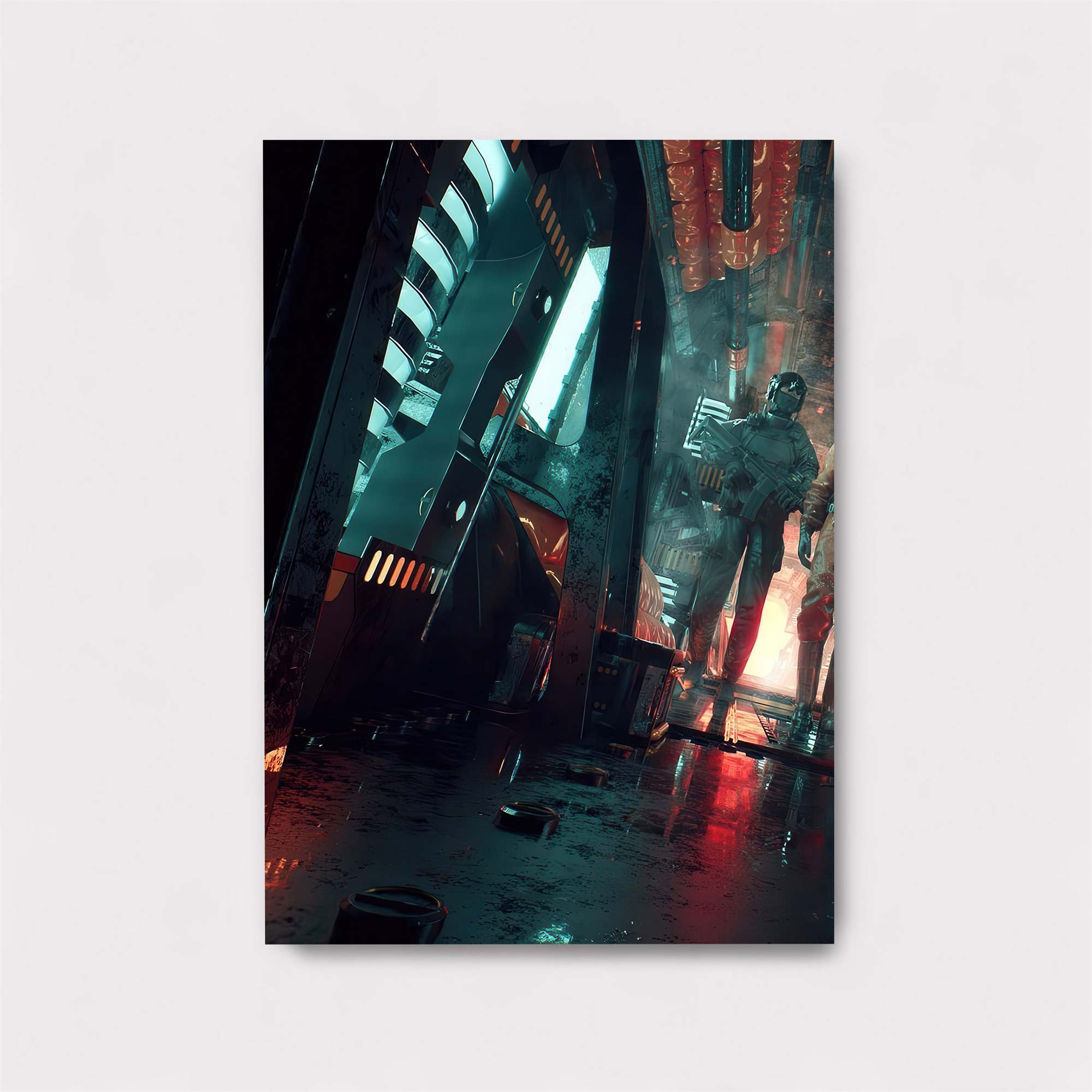 Futuristic Enigma Safe Wall Magnetic / M