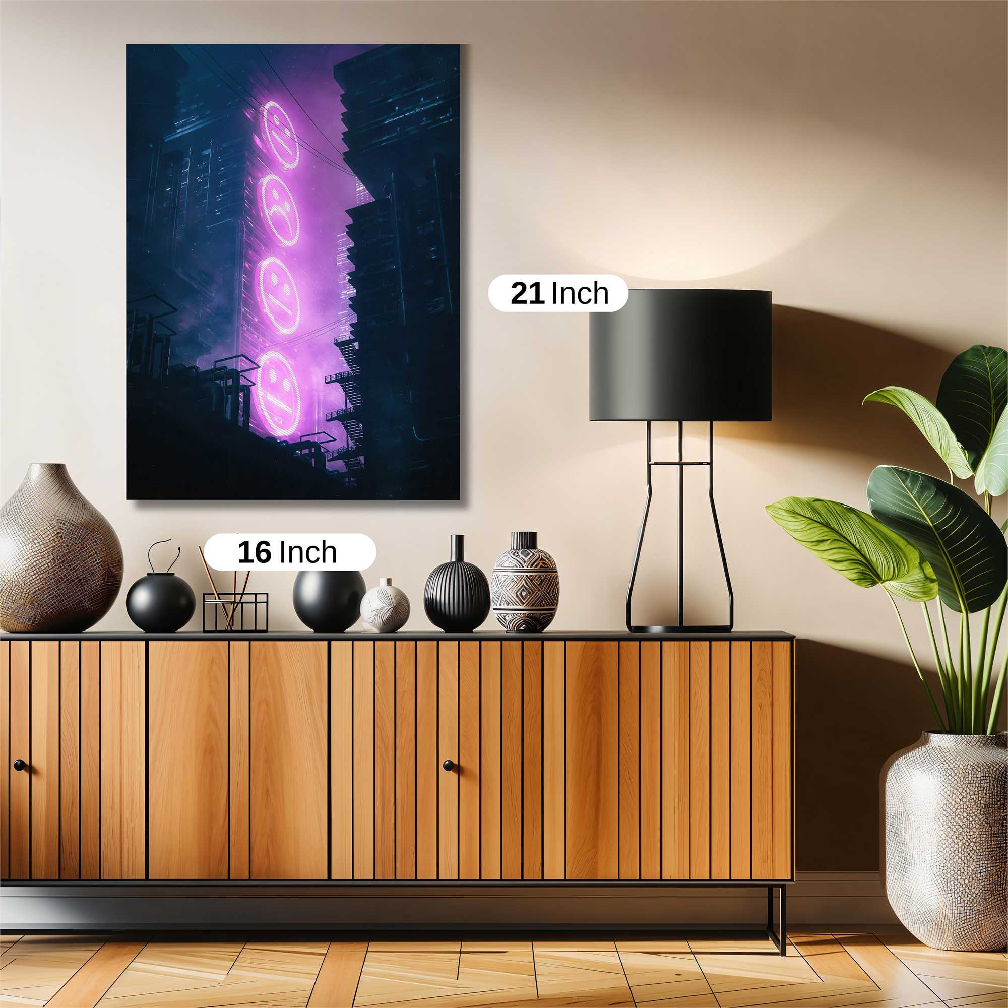 Neon Serenity Safe Wall Magnetic / M