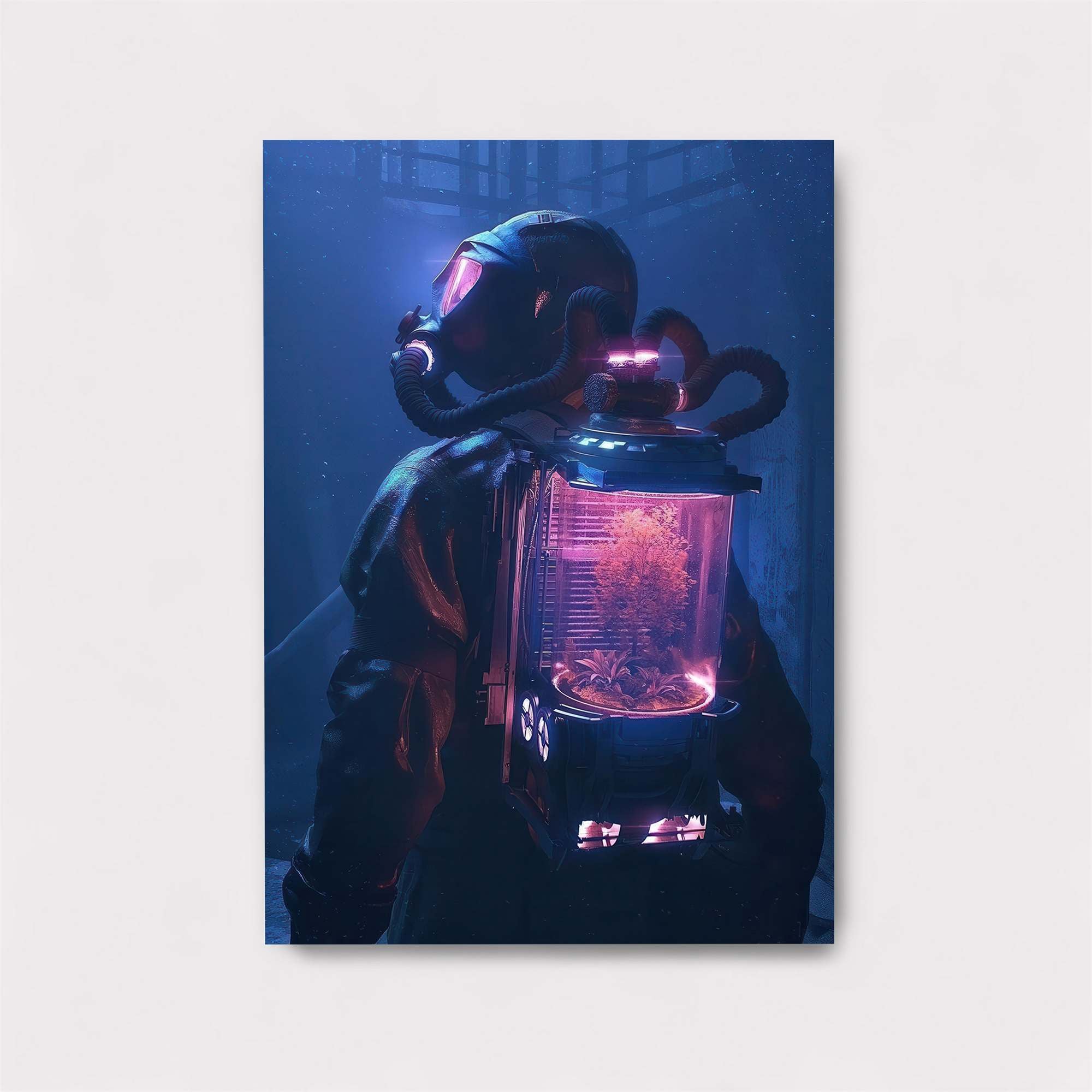 Futuristic Serenity Safe Wall Magnetic / M