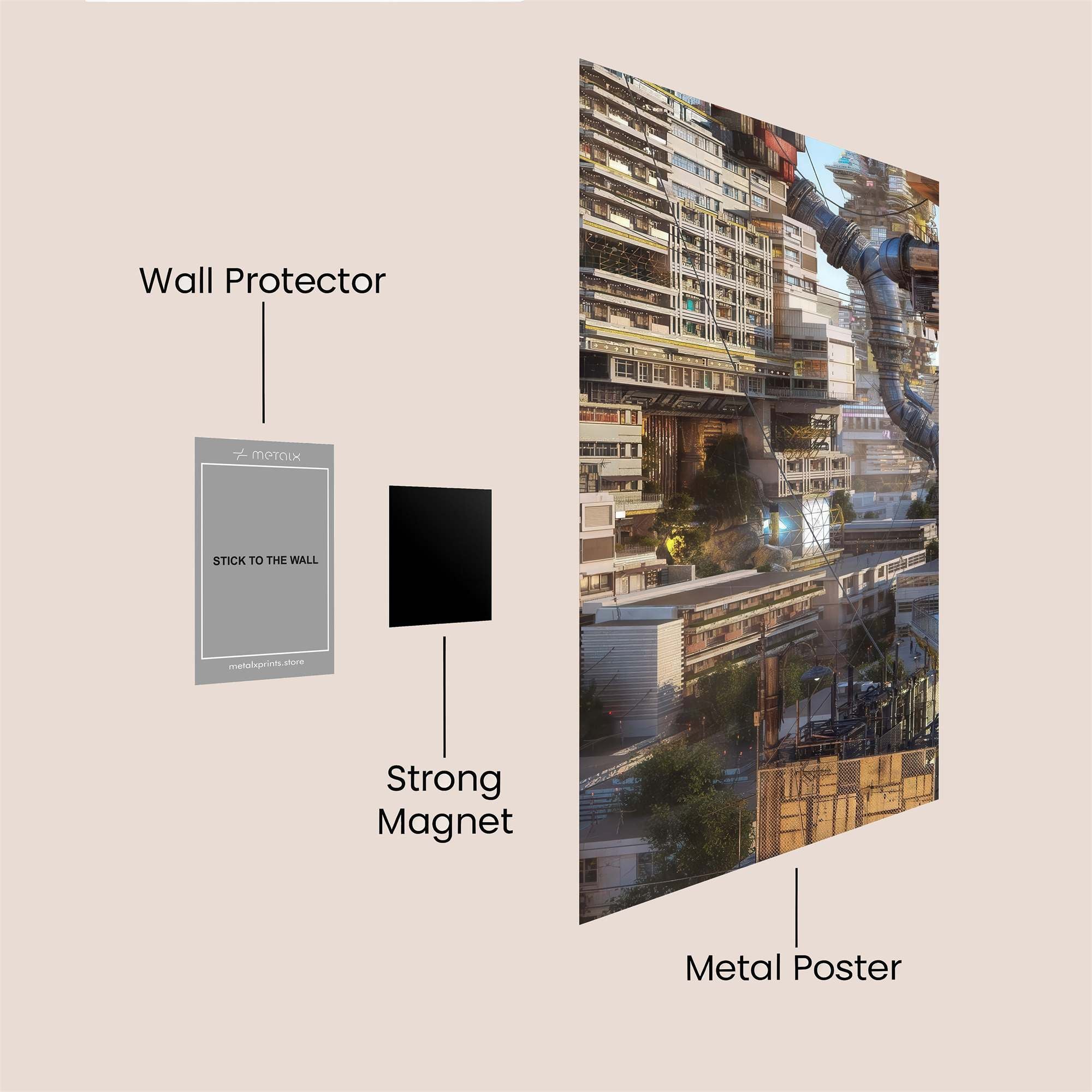 Urban Labyrinth Safe Wall Magnetic / M