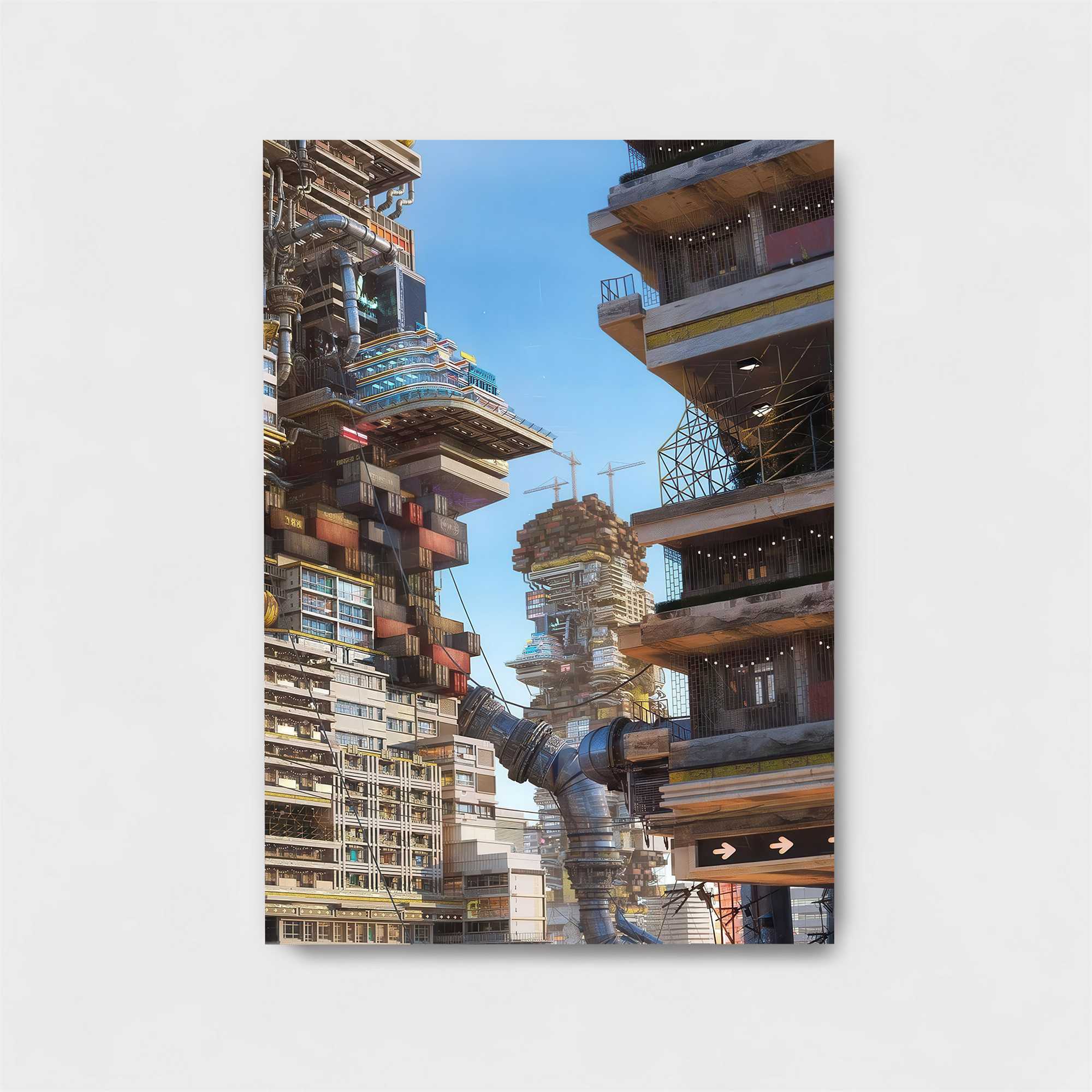 Futuristic Maze Safe Wall Magnetic / M