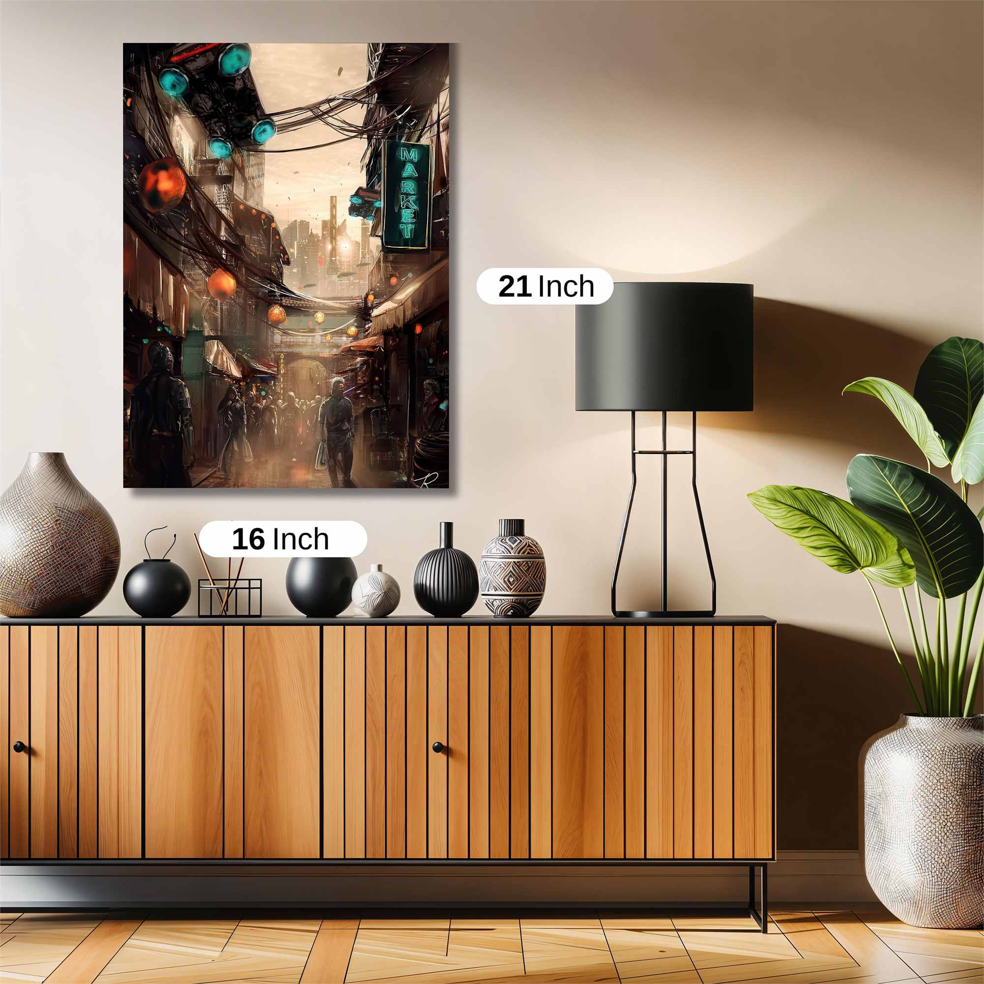 Cyber Alleyway Safe Wall Magnetic / M