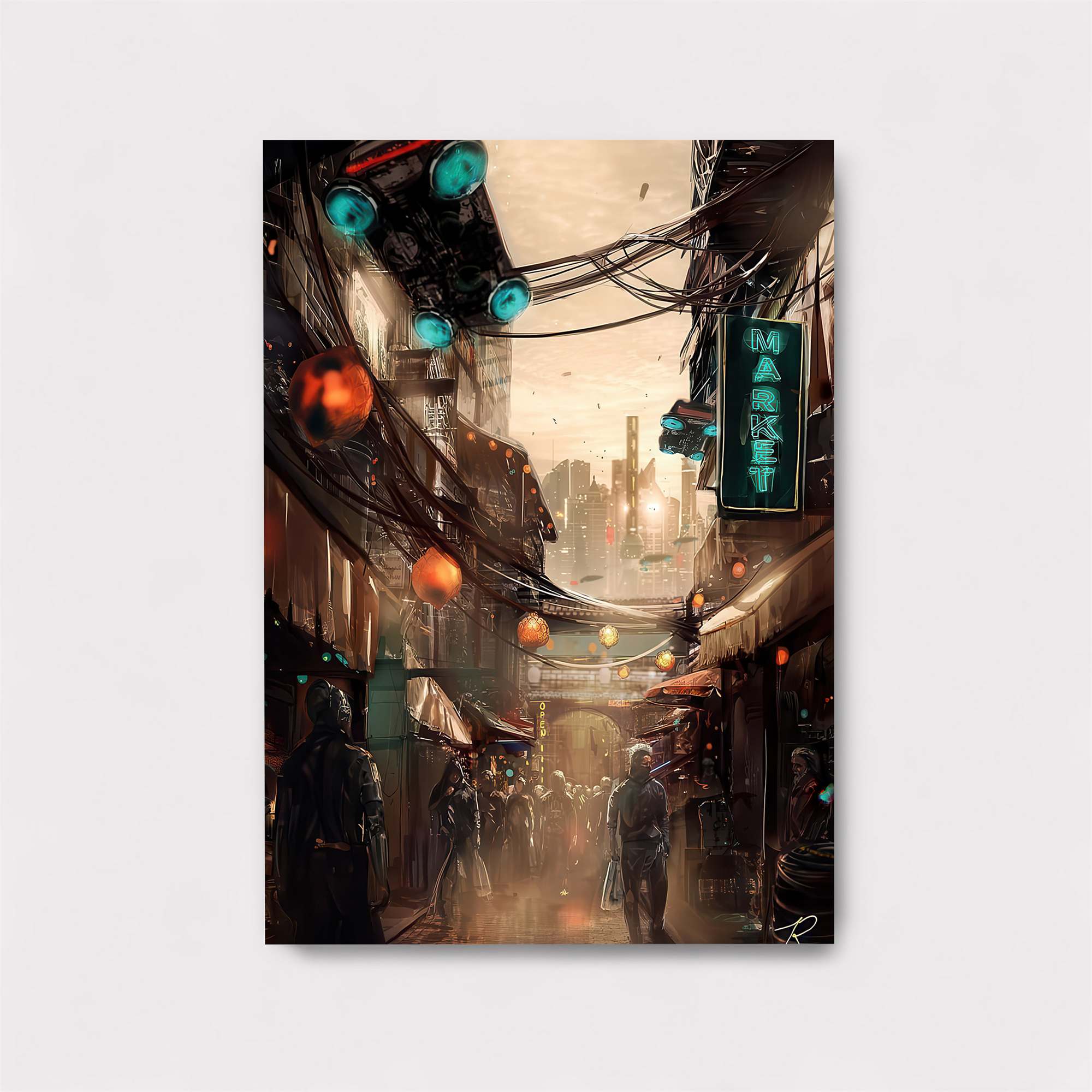 Cyber Alleyway Safe Wall Magnetic / M