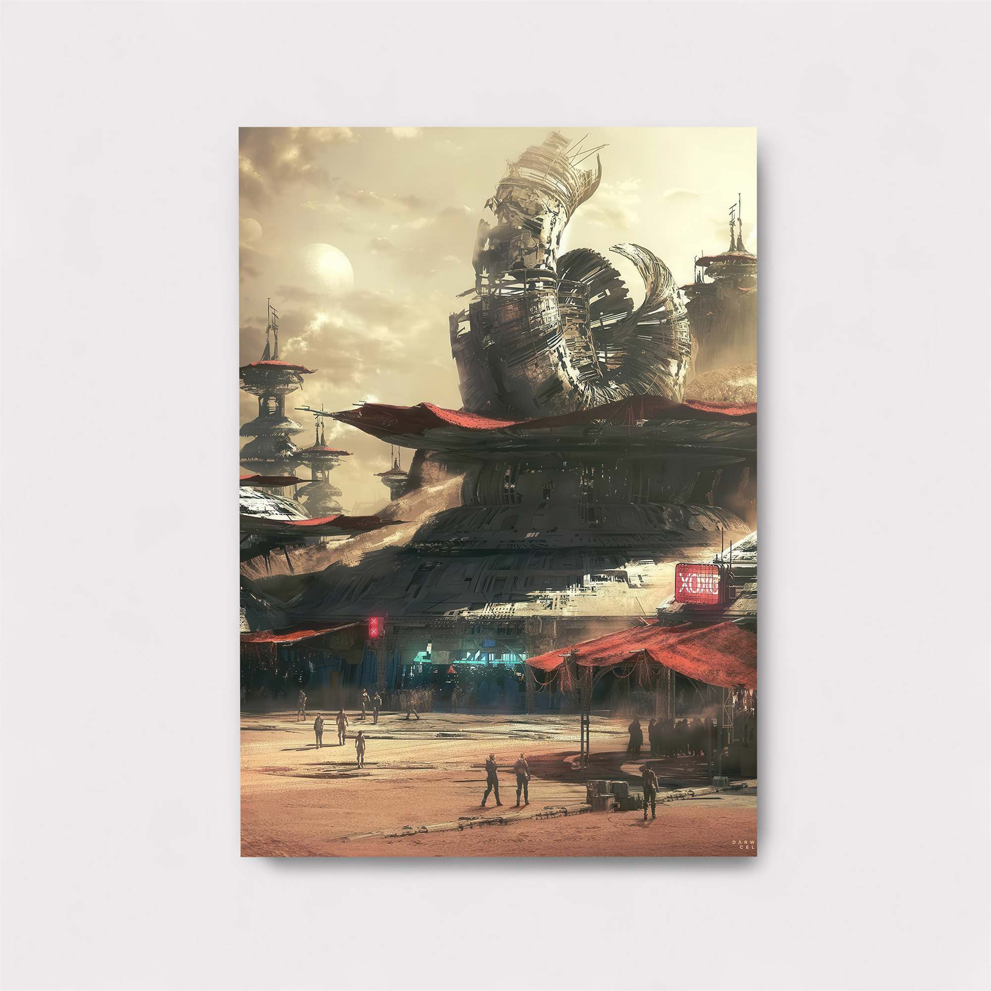 Futuristic Bazaar Safe Wall Magnetic / M