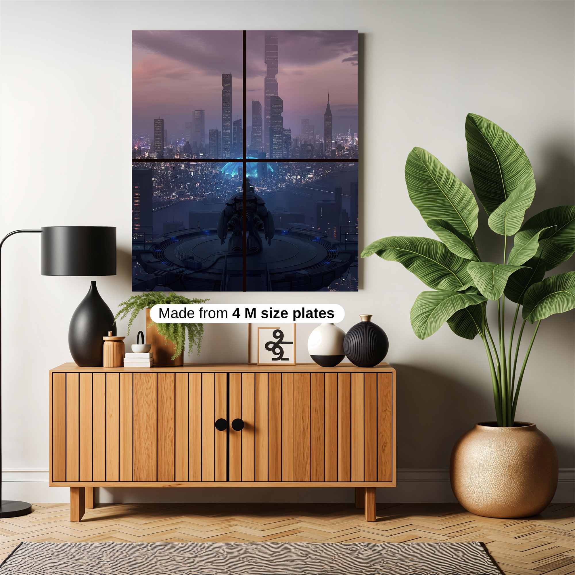 Futuristic Vigilance Safe Wall Magnetic / M