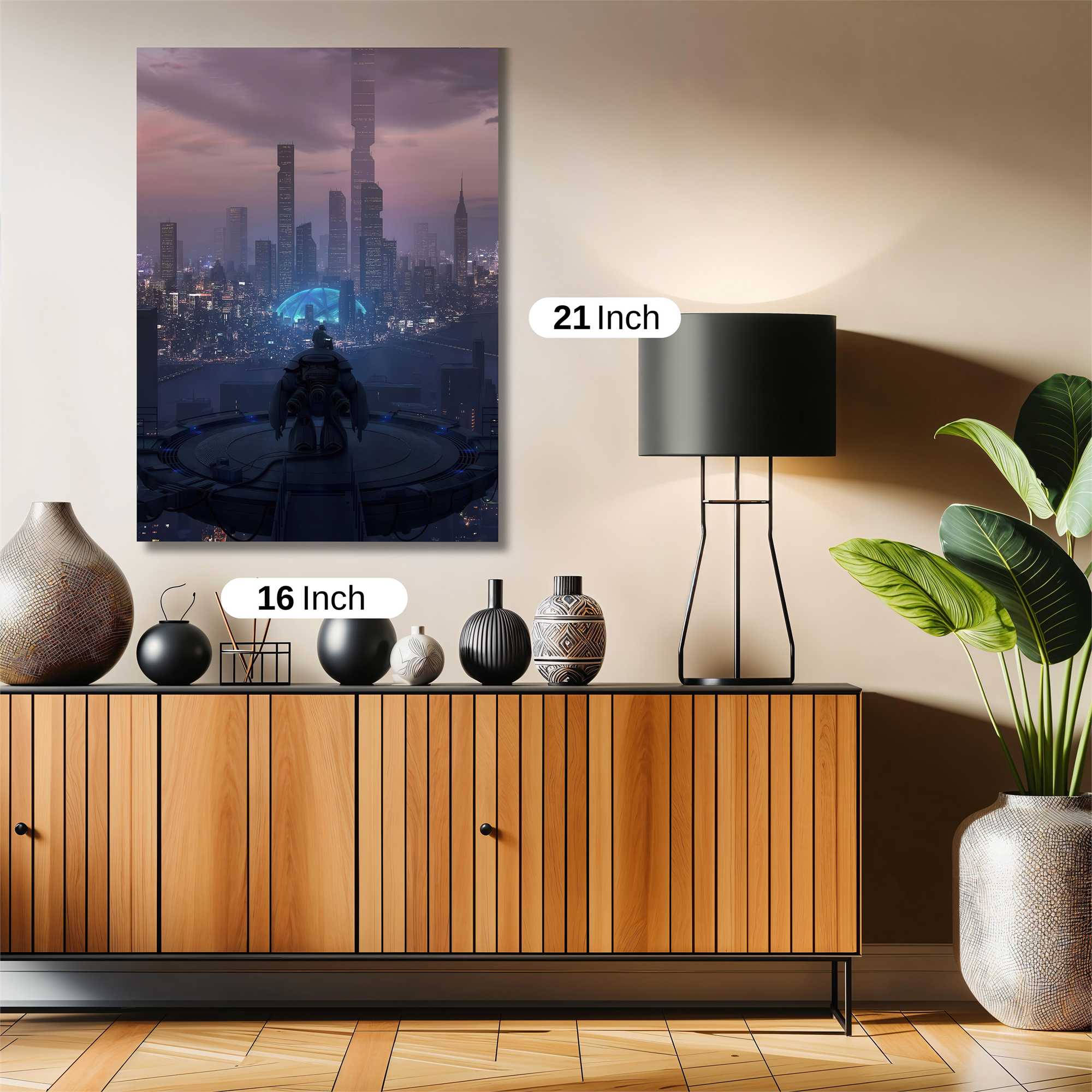 Futuristic Vigilance Safe Wall Magnetic / M