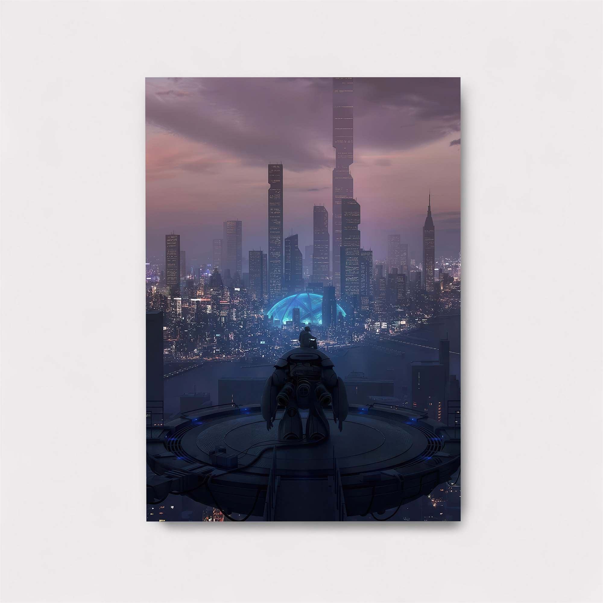 Futuristic Vigilance Safe Wall Magnetic / M