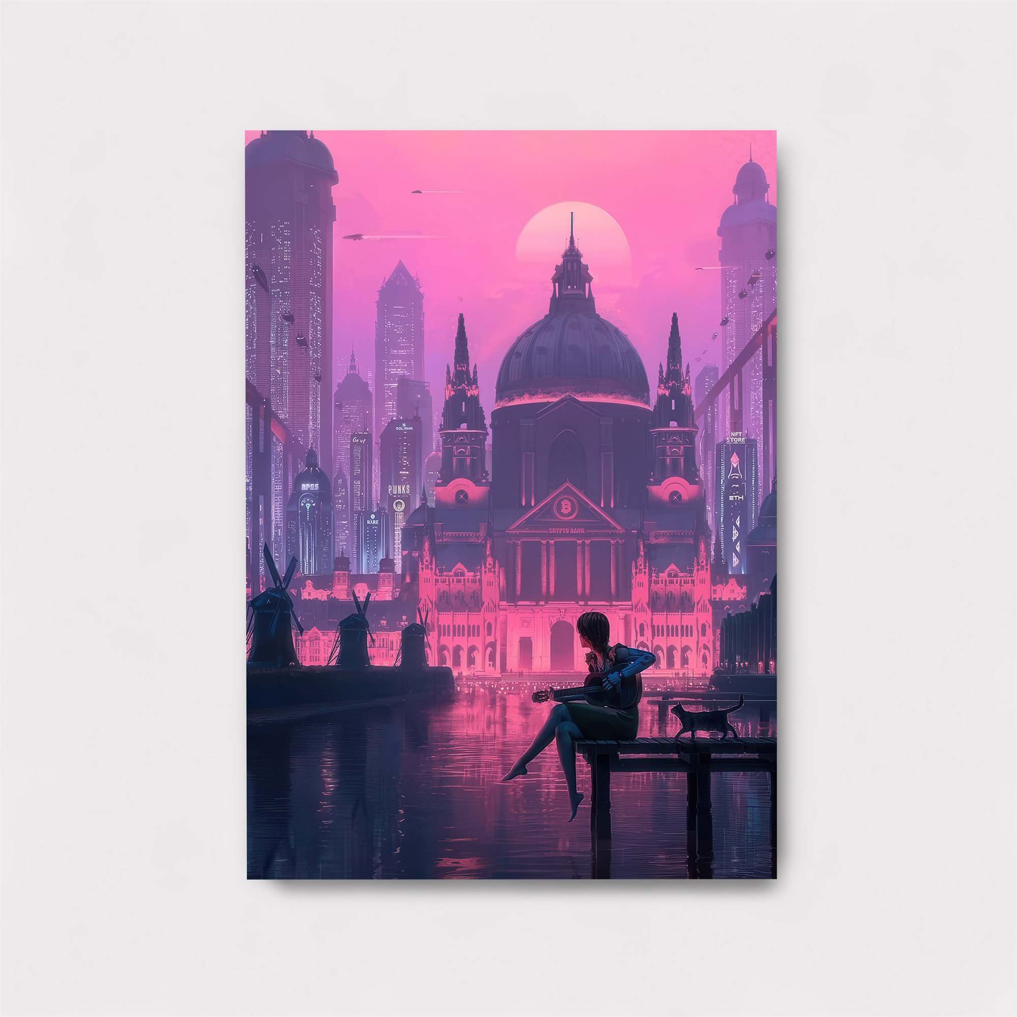 Cyber Serenity Safe Wall Magnetic / M