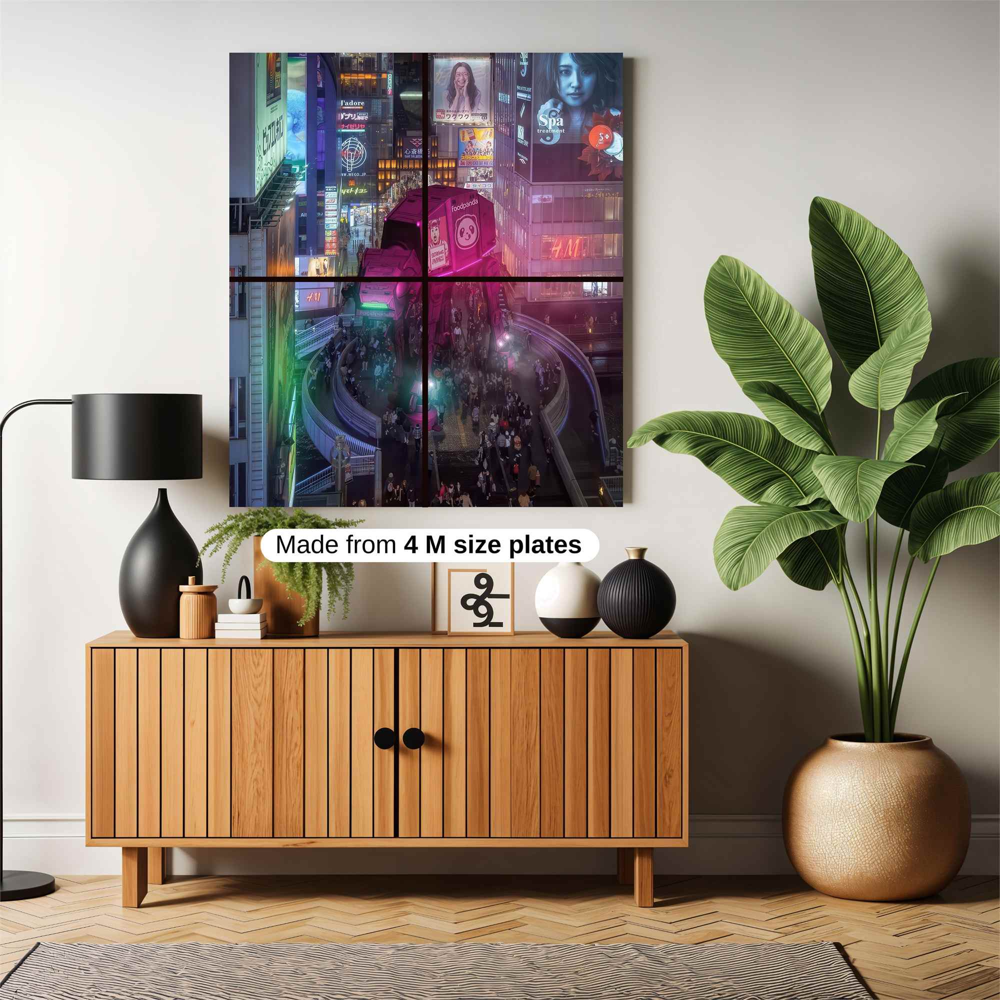 Neon Invasion Safe Wall Magnetic / M