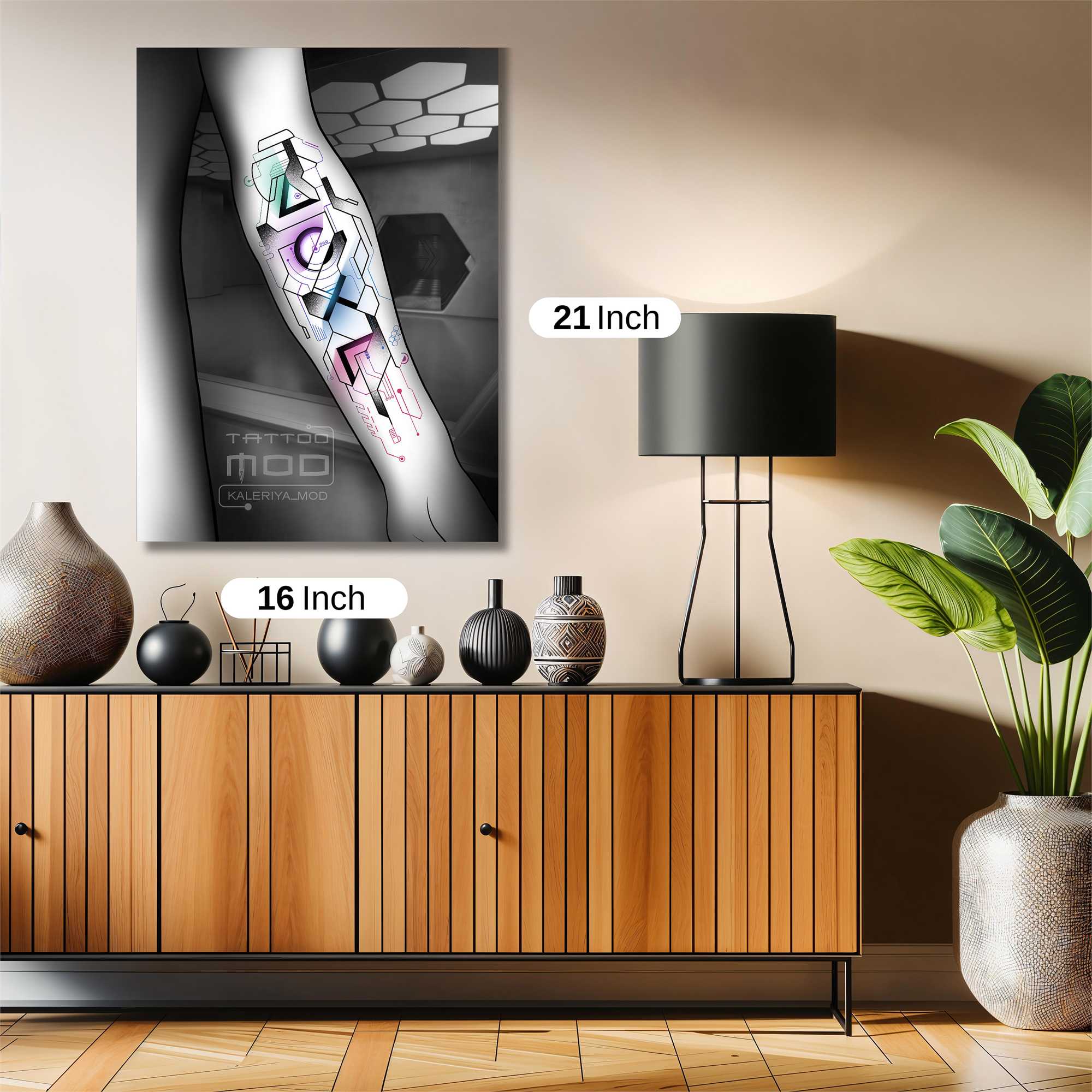 Futuristic Pulse Safe Wall Magnetic / M