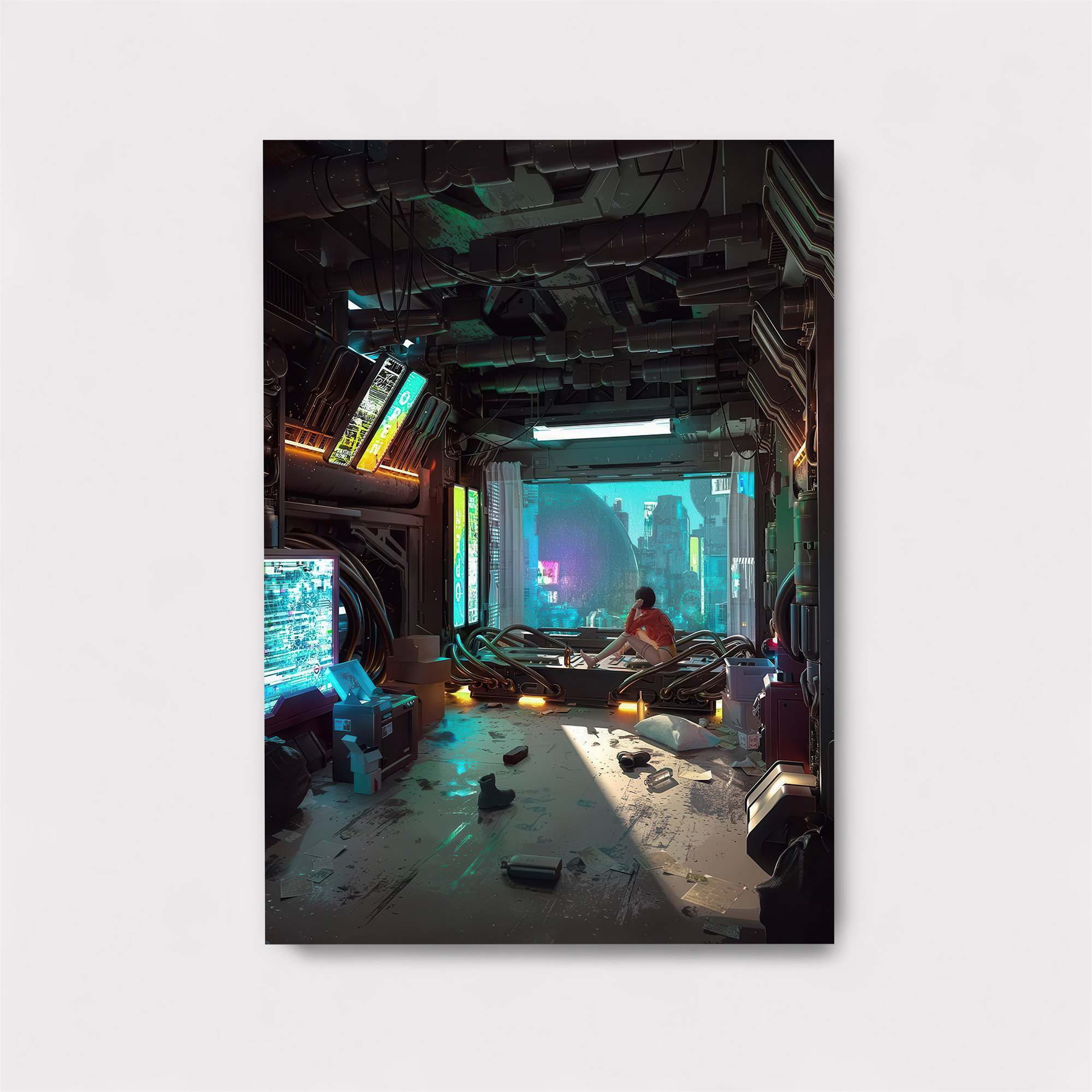 Neon Solitude Safe Wall Magnetic / M