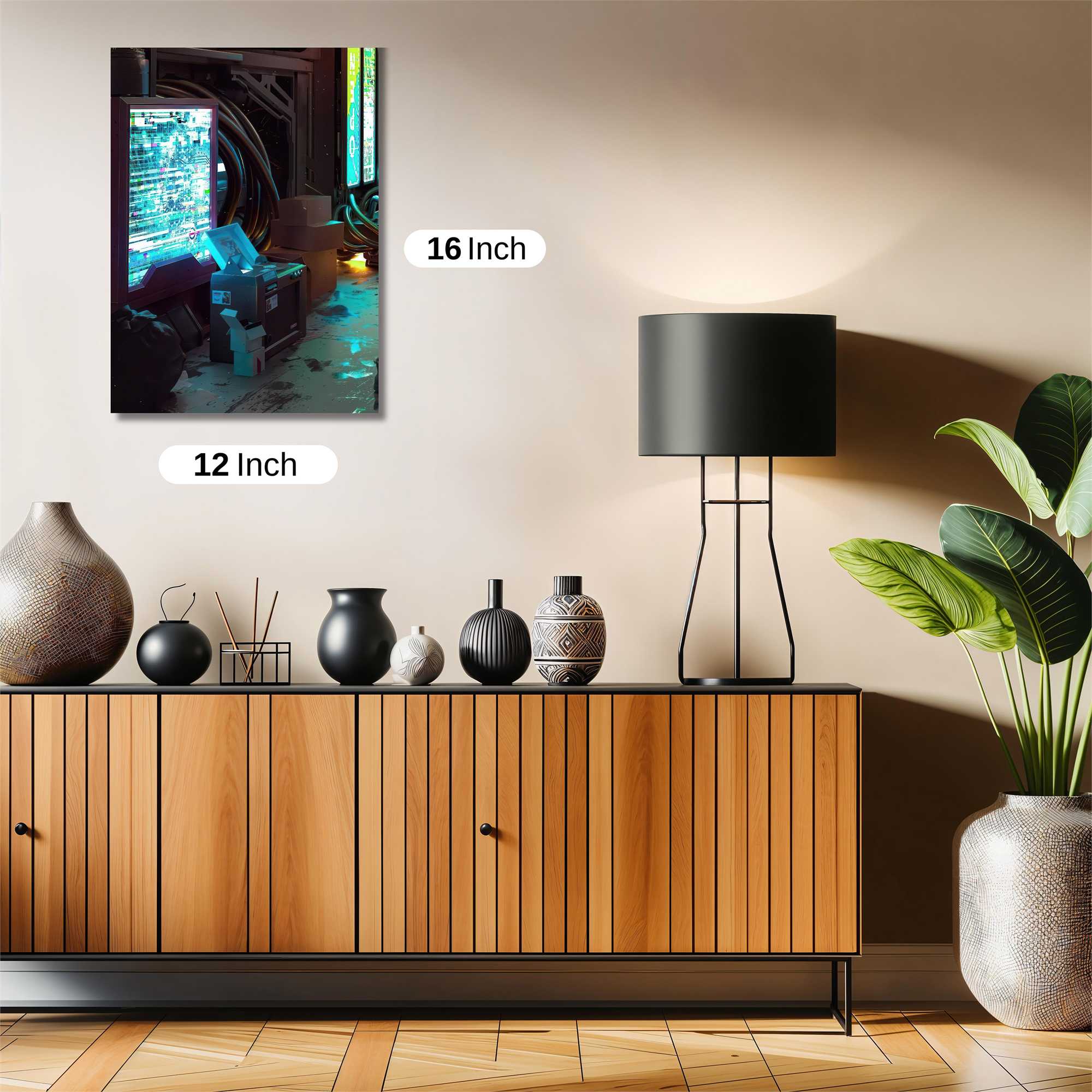 Cybernetic Echoes Safe Wall Magnetic / M