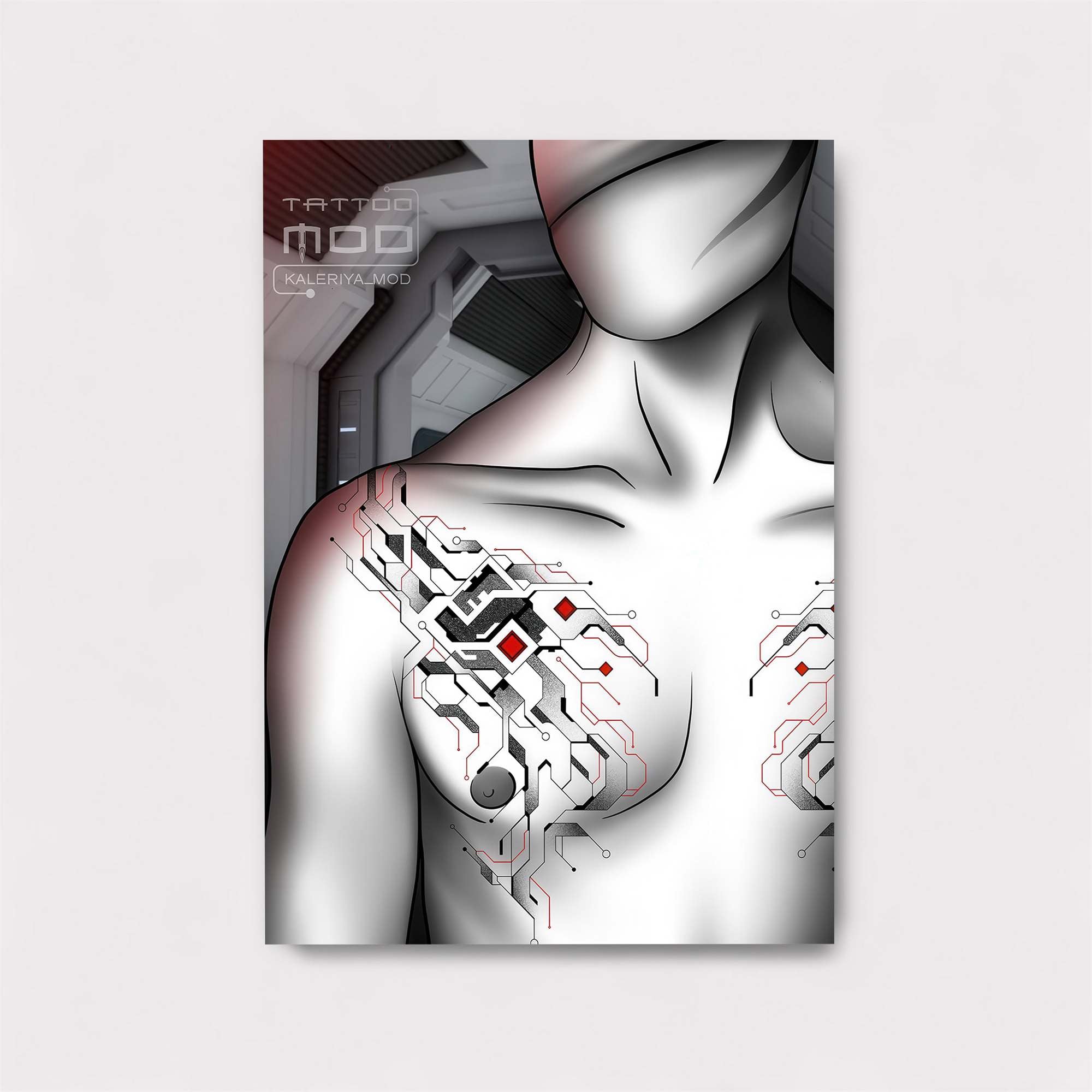 Cyborg Elegance Safe Wall Magnetic / M