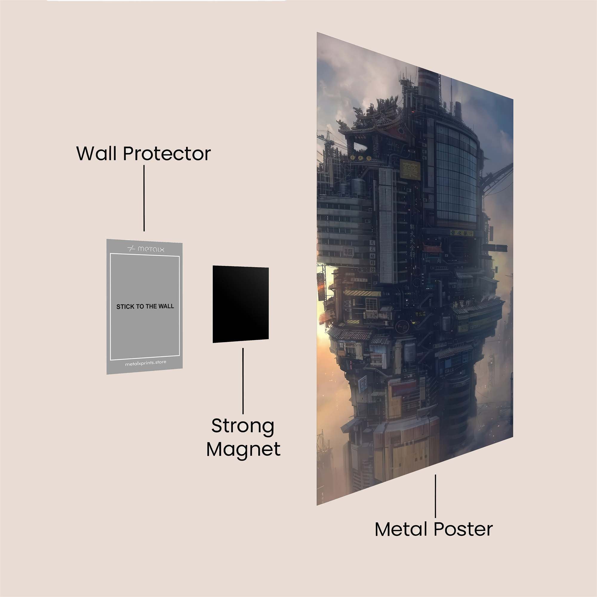 Skyward Nexus Safe Wall Magnetic / M