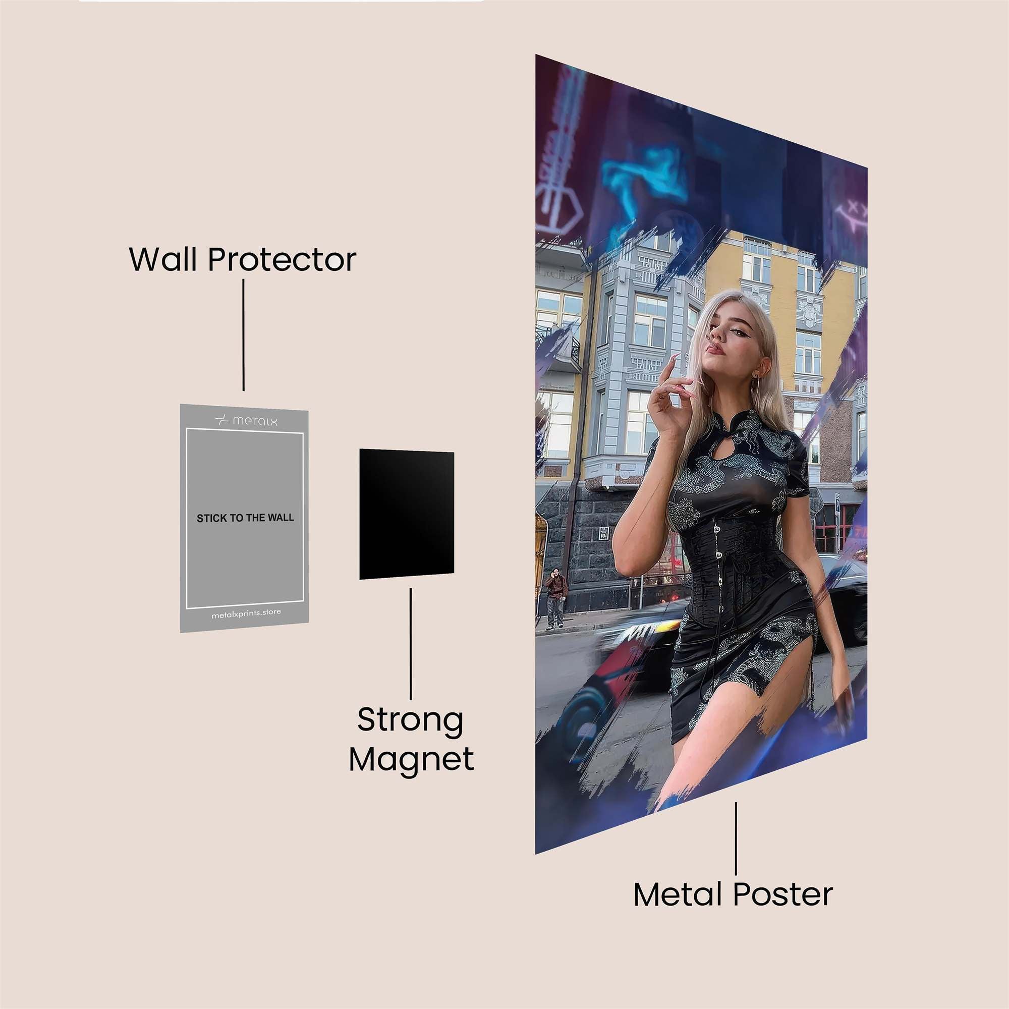 Urban Mystique Safe Wall Magnetic / M