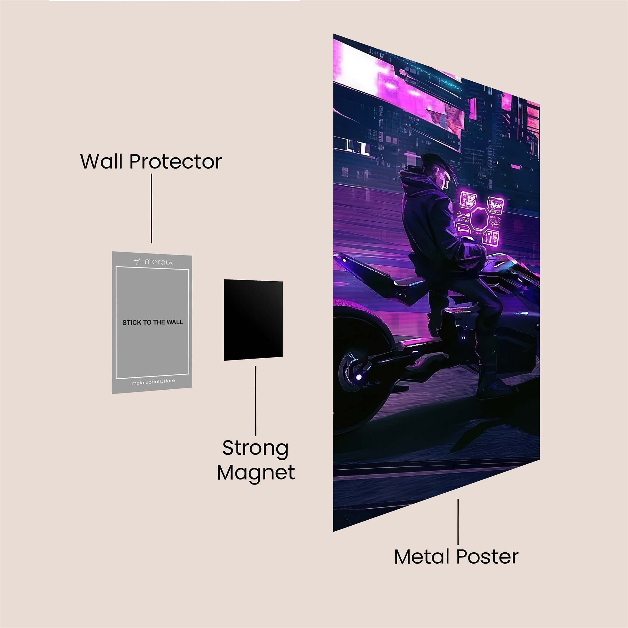Neon Odyssey Safe Wall Magnetic / M