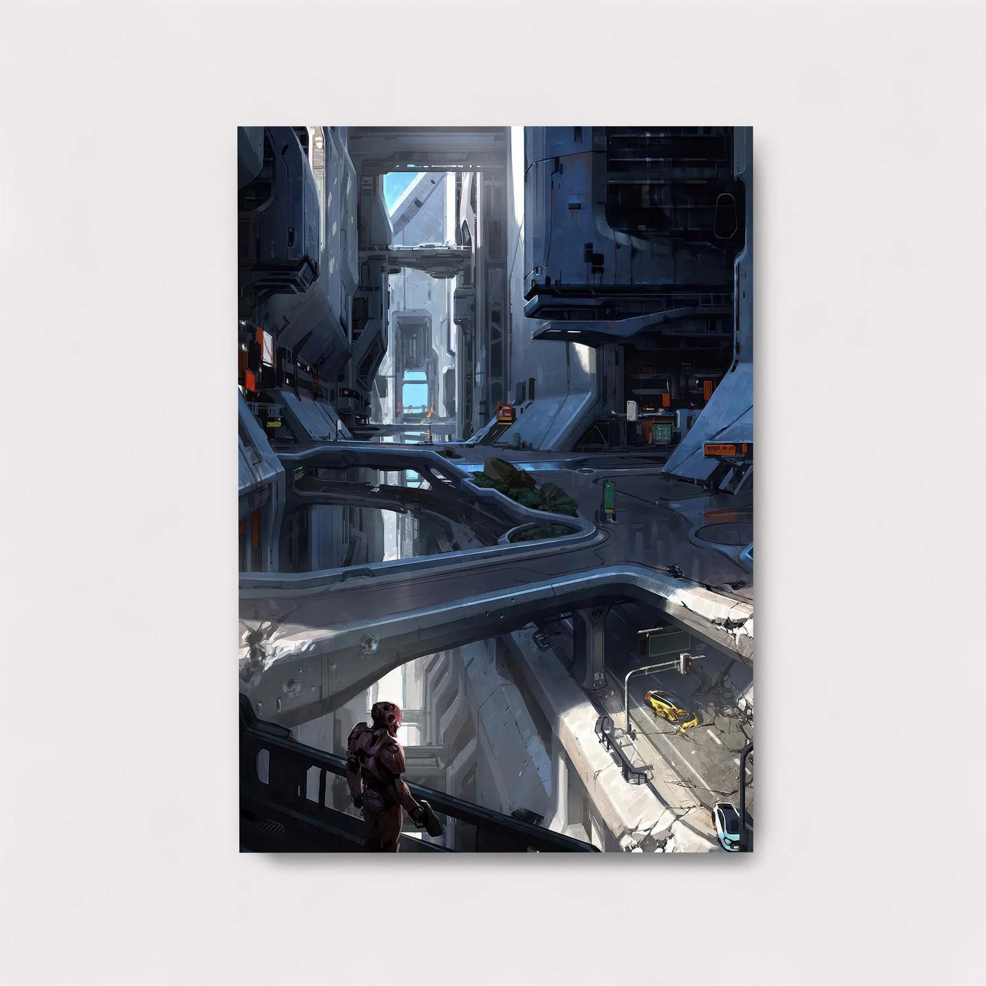 Futuristic Solitude Safe Wall Magnetic / M