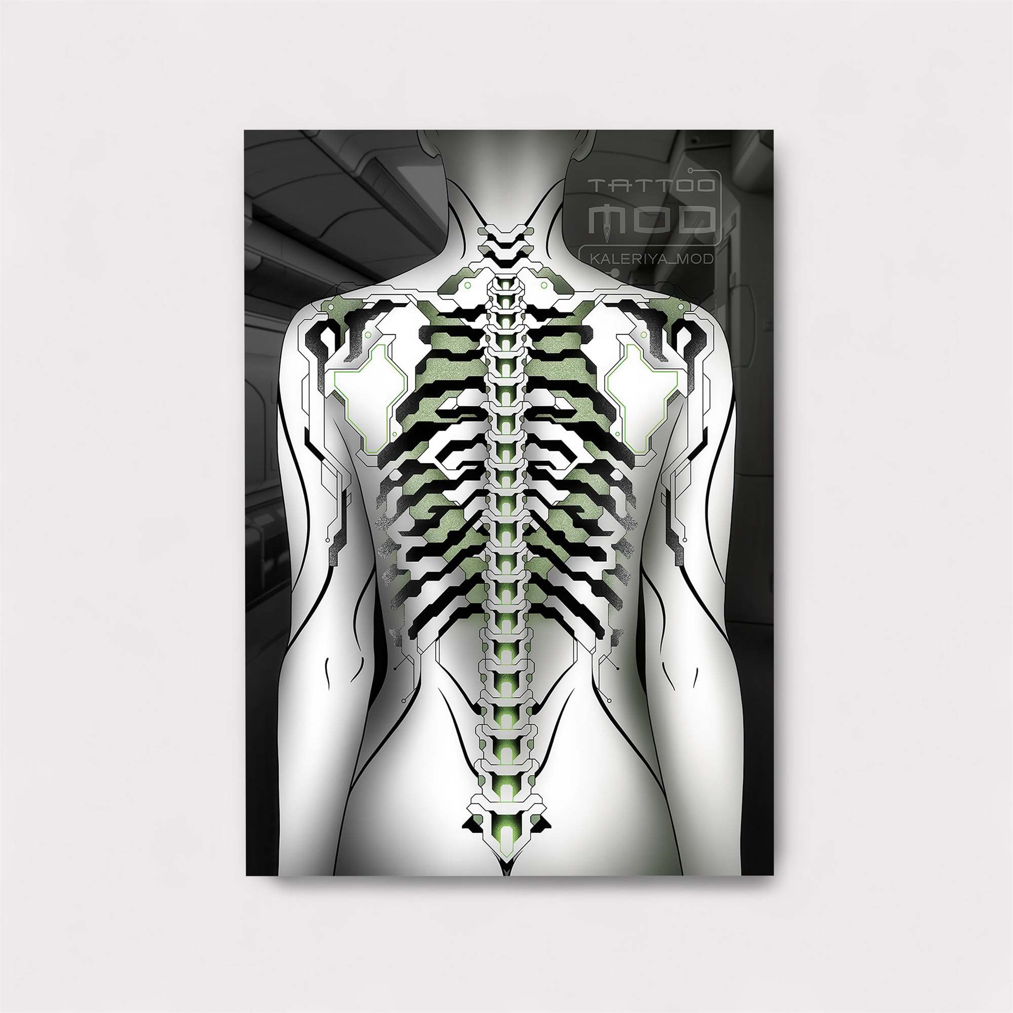 Cybernetic Elegance Safe Wall Magnetic / M