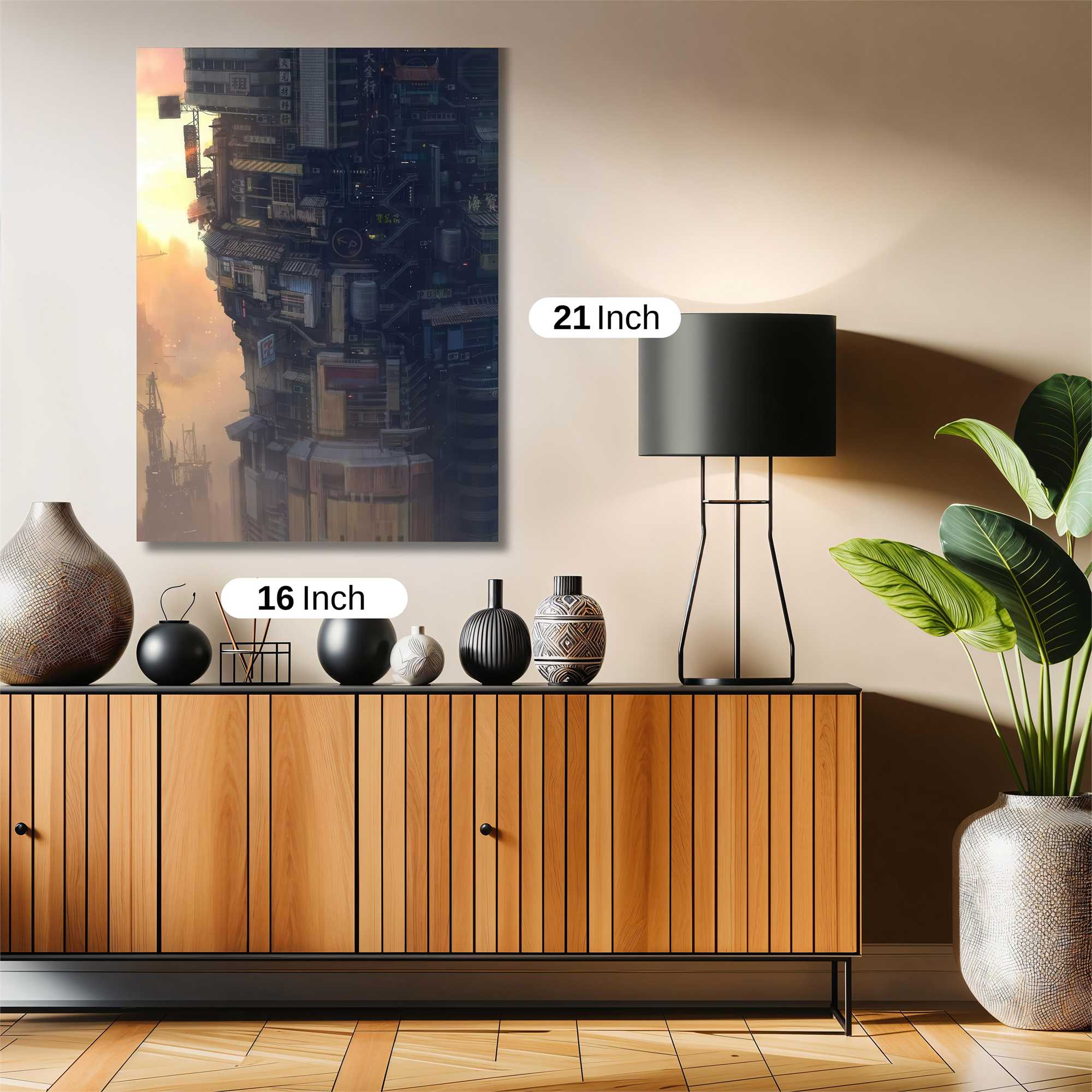 Futuristic Verticality Safe Wall Magnetic / M