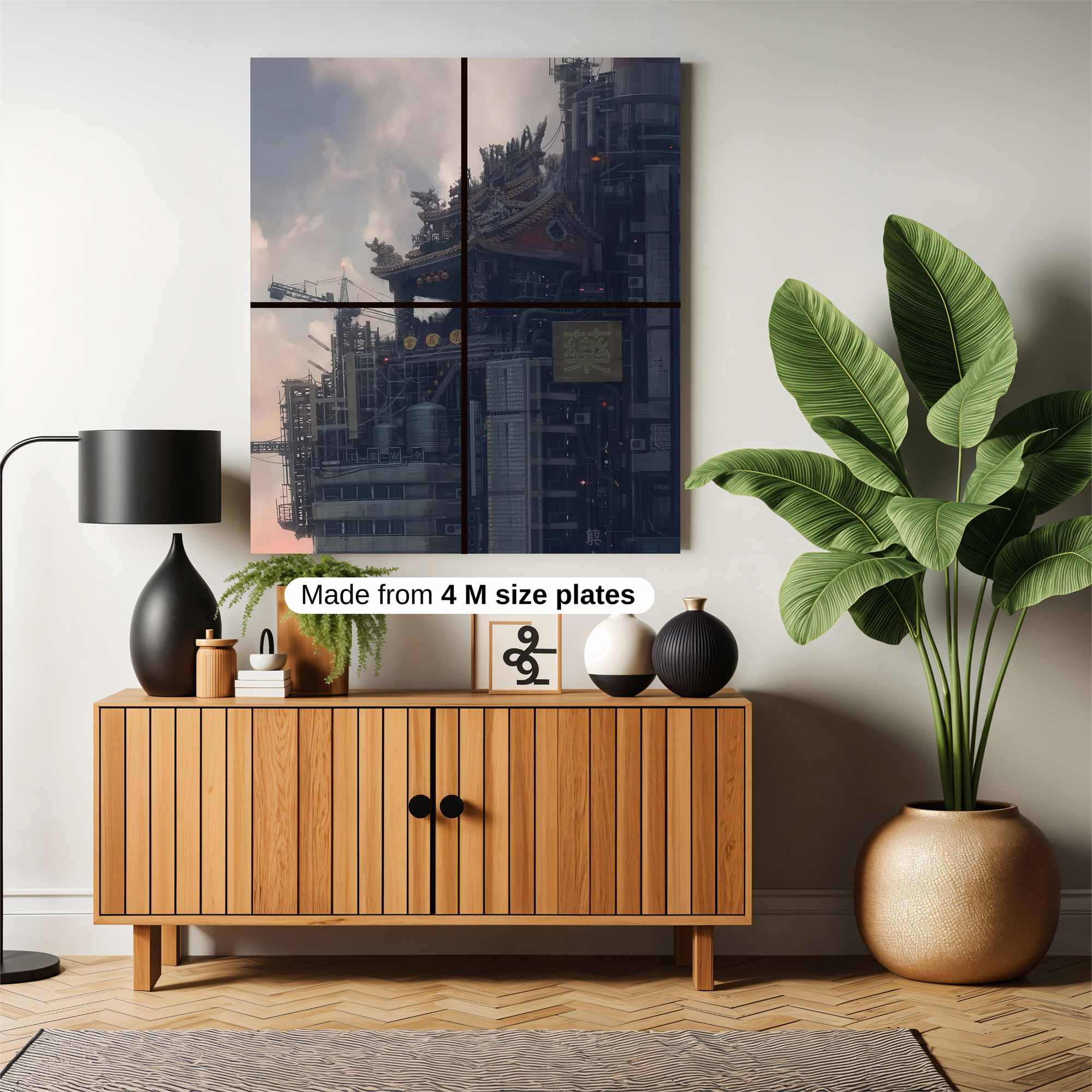 Neon Labyrinth Safe Wall Magnetic / M