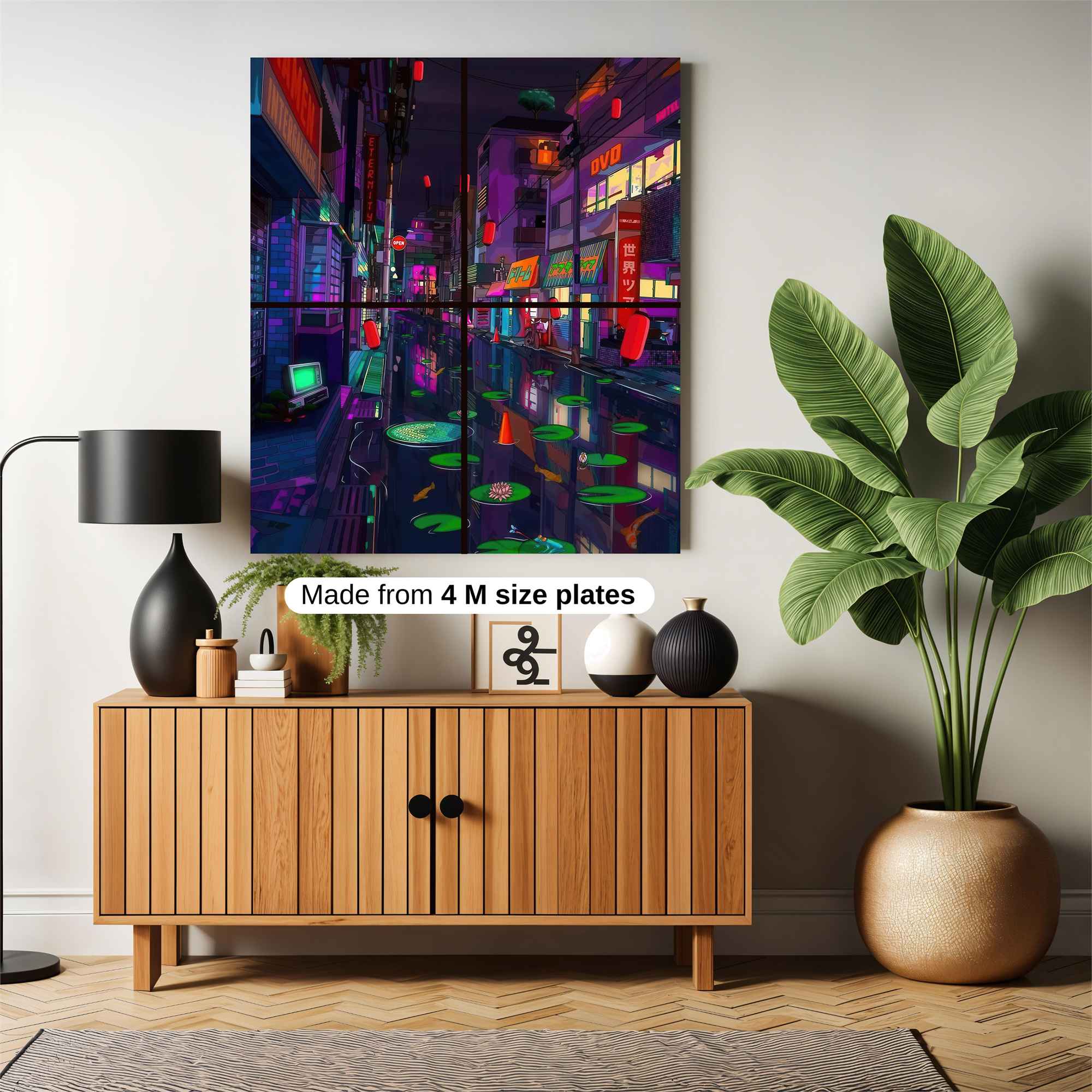 Neon Serenity Safe Wall Magnetic / M