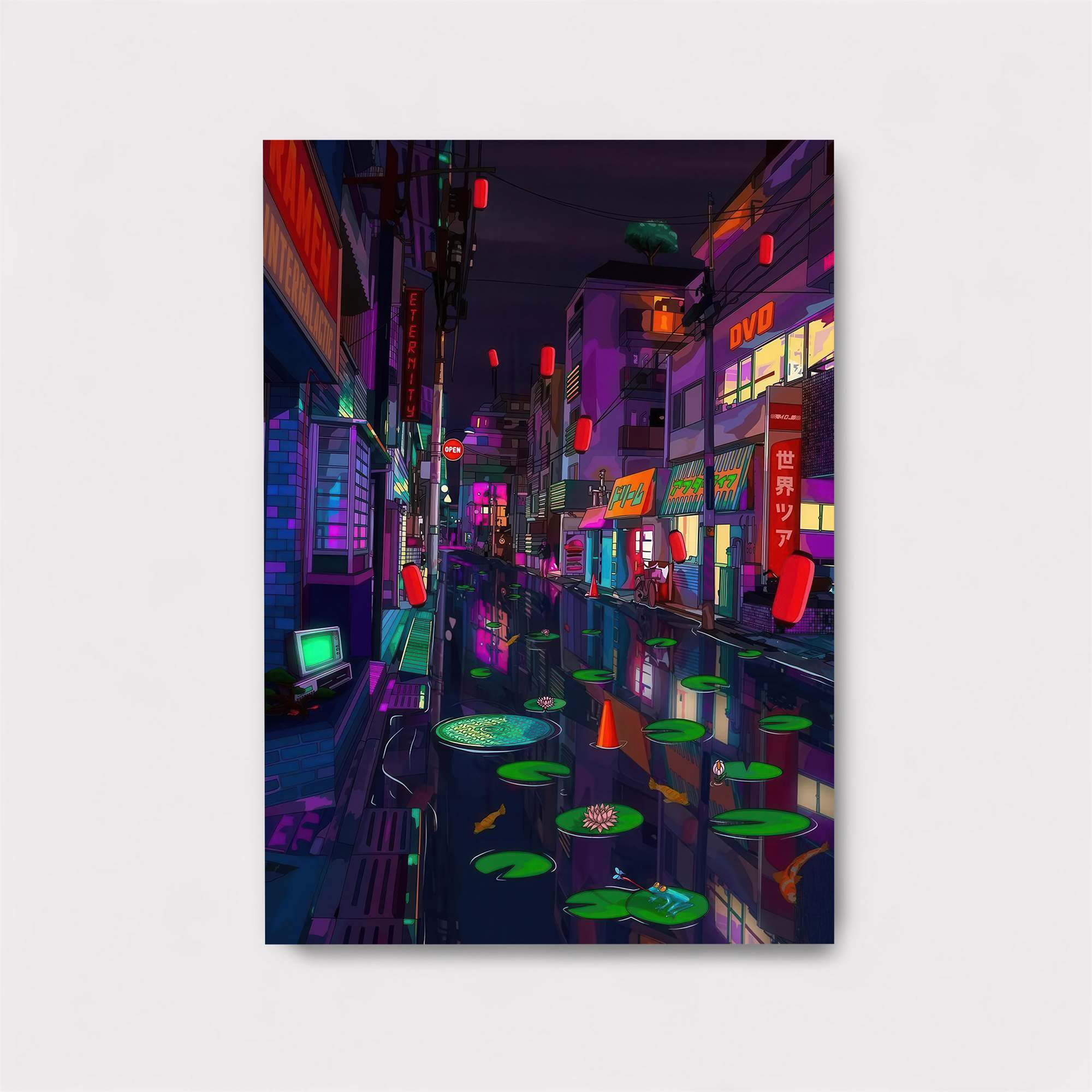 Neon Serenity Safe Wall Magnetic / M