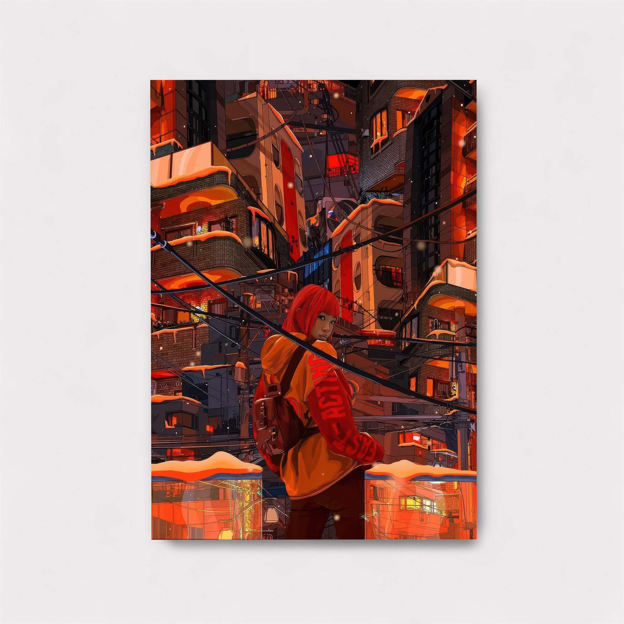 Neon Serenity Safe Wall Magnetic / M