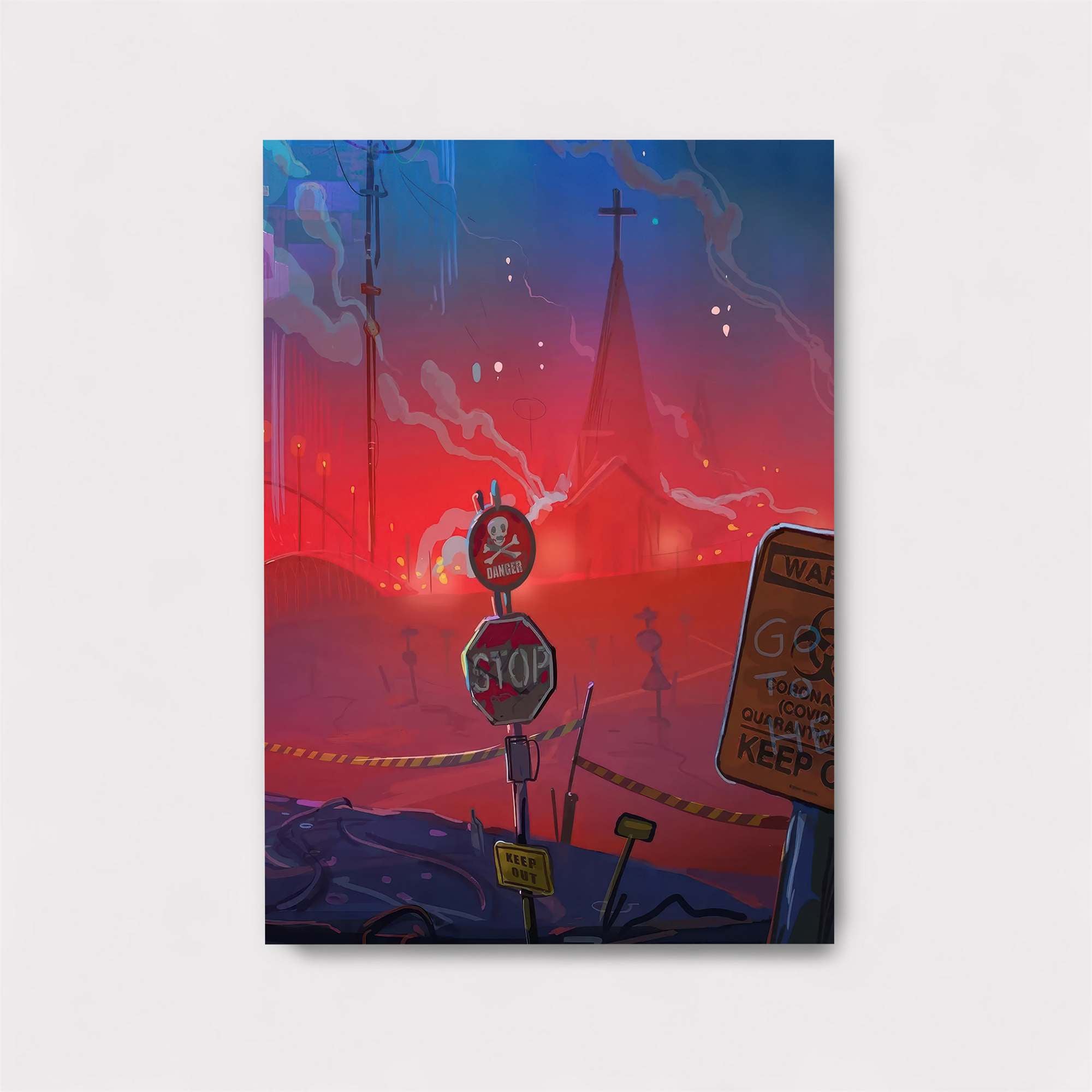 Dystopian Reverie Safe Wall Magnetic / M