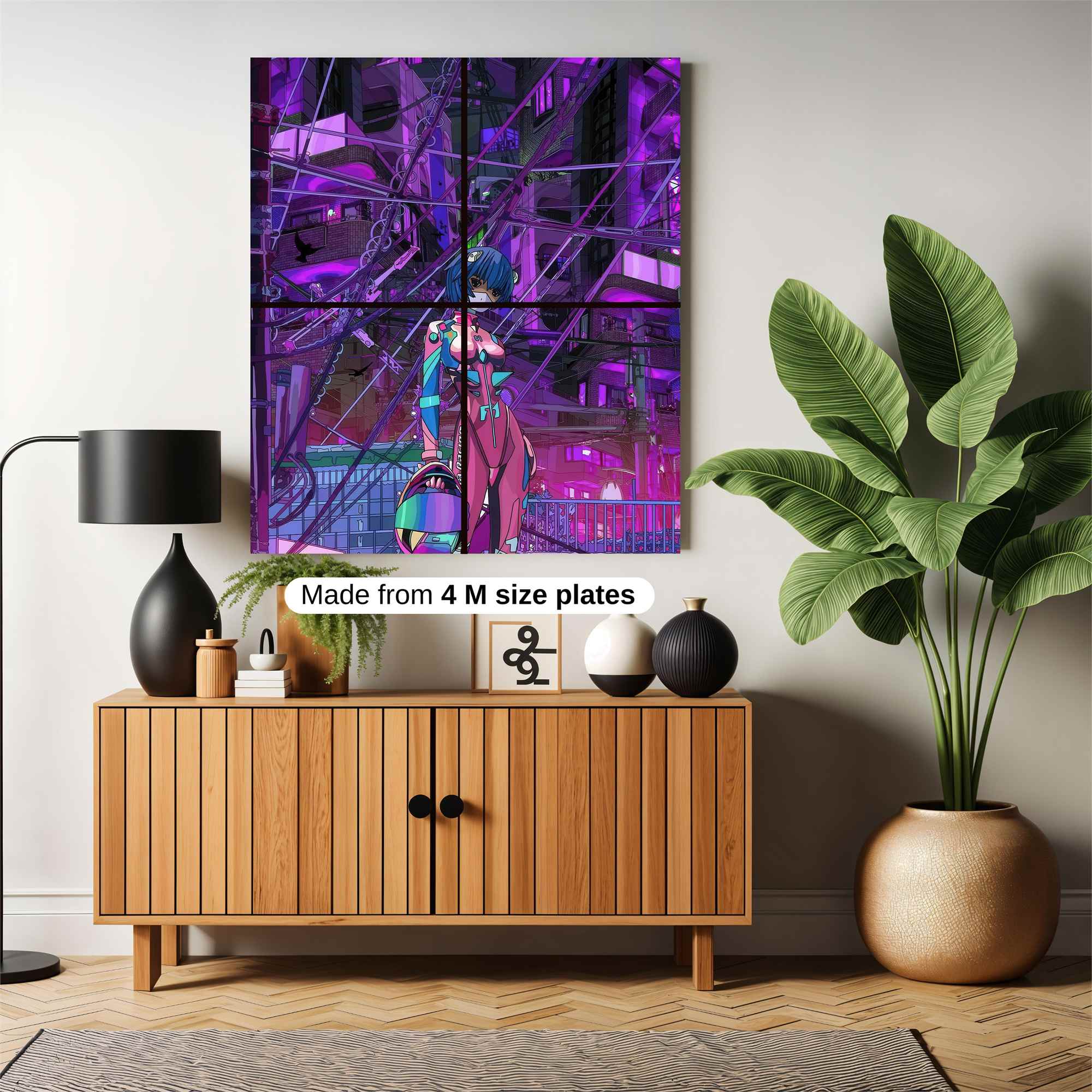 Neon Solitude Safe Wall Magnetic / M