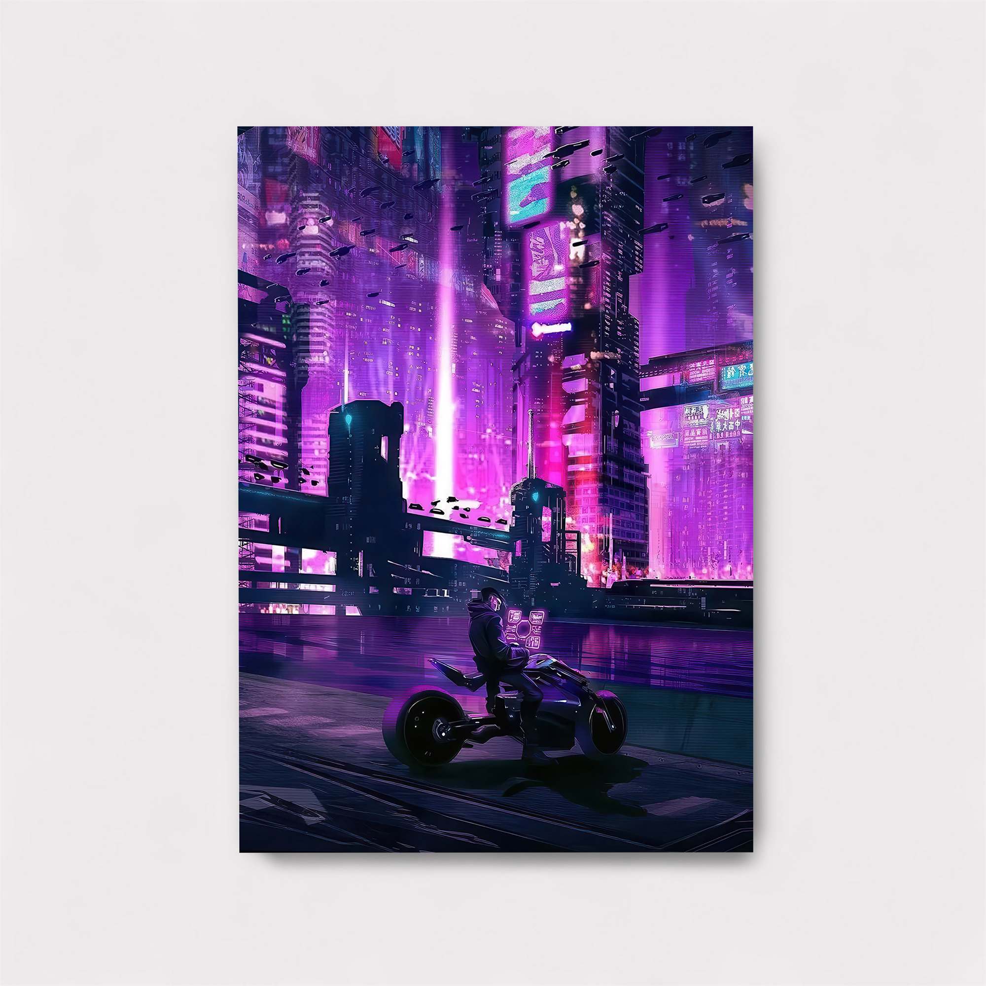 Neon Dreamscape Safe Wall Magnetic / M