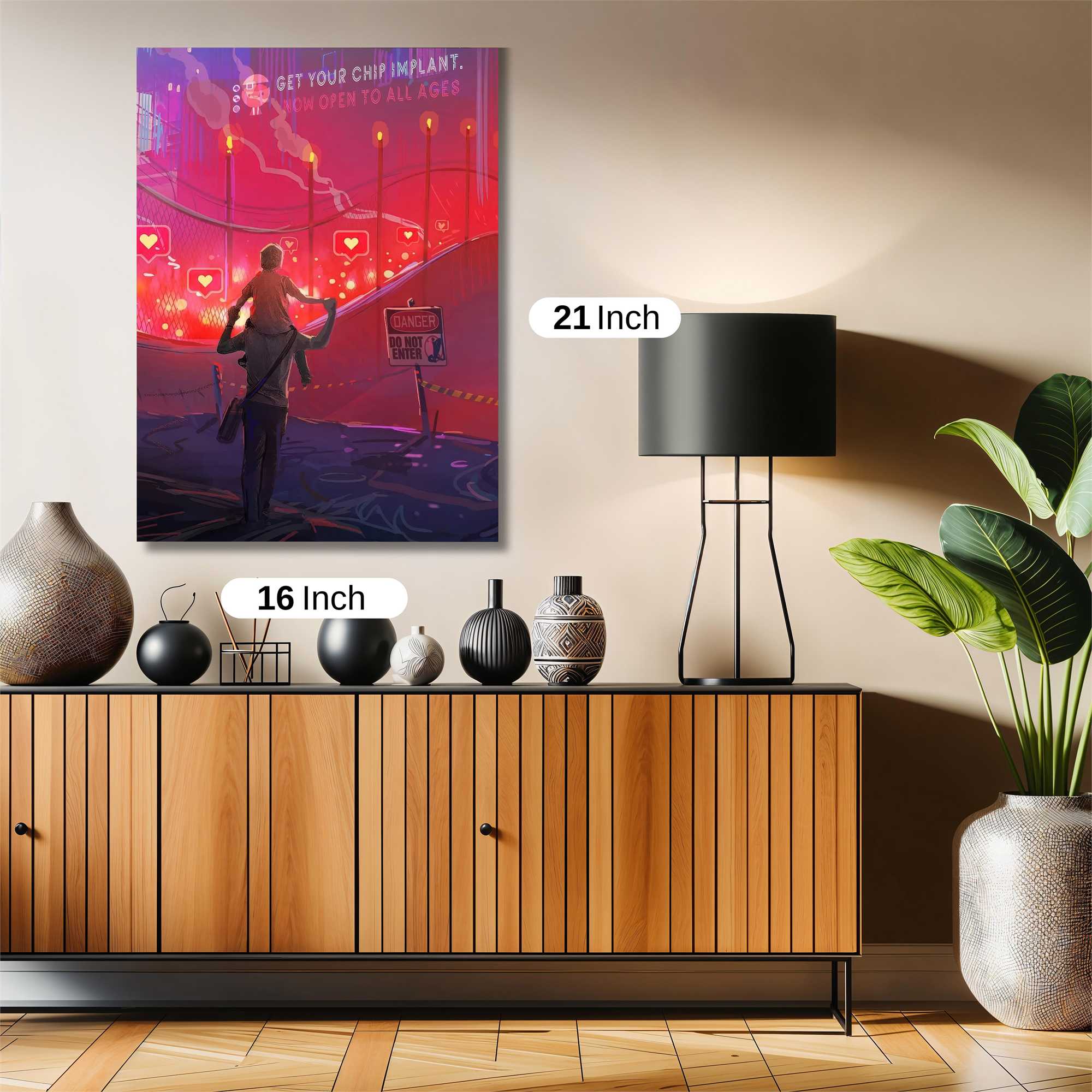 Digital Dreamscape Safe Wall Magnetic / M