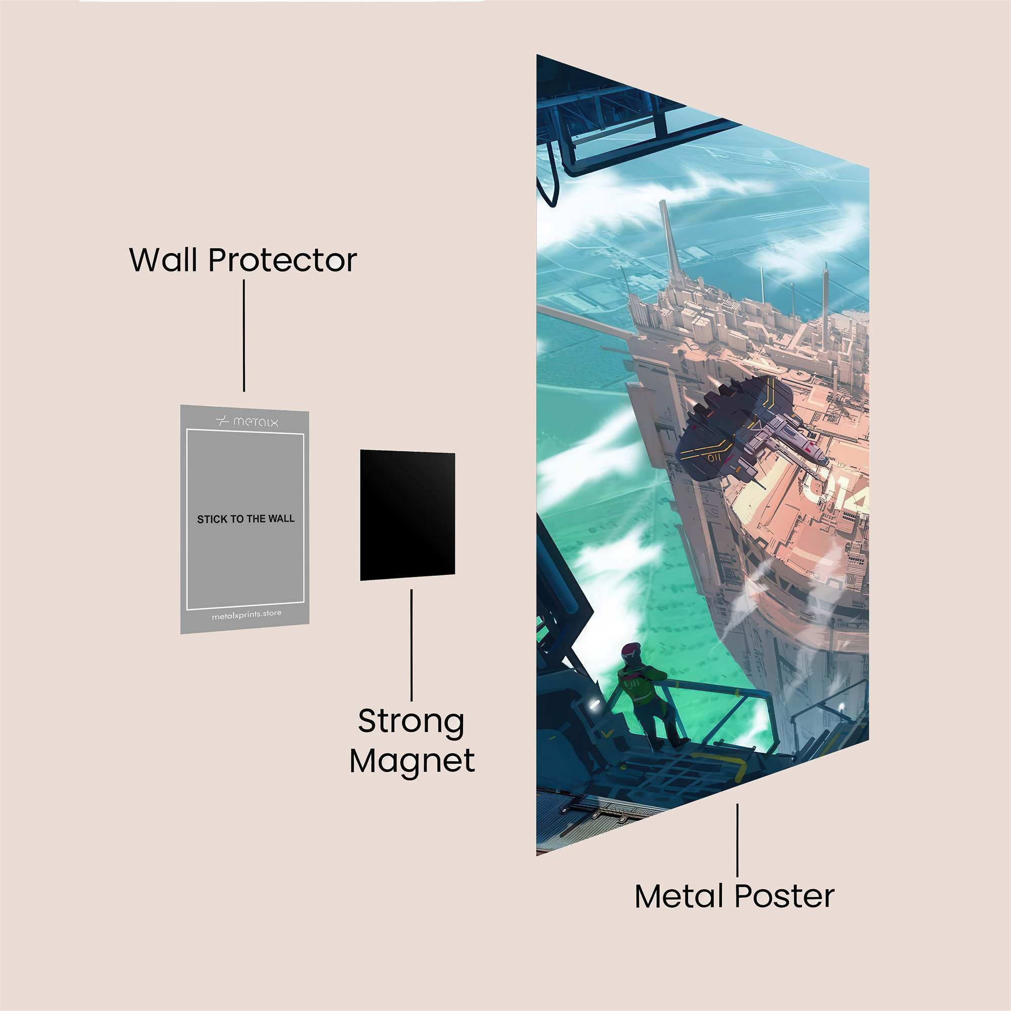 Skyward Venture Safe Wall Magnetic / M
