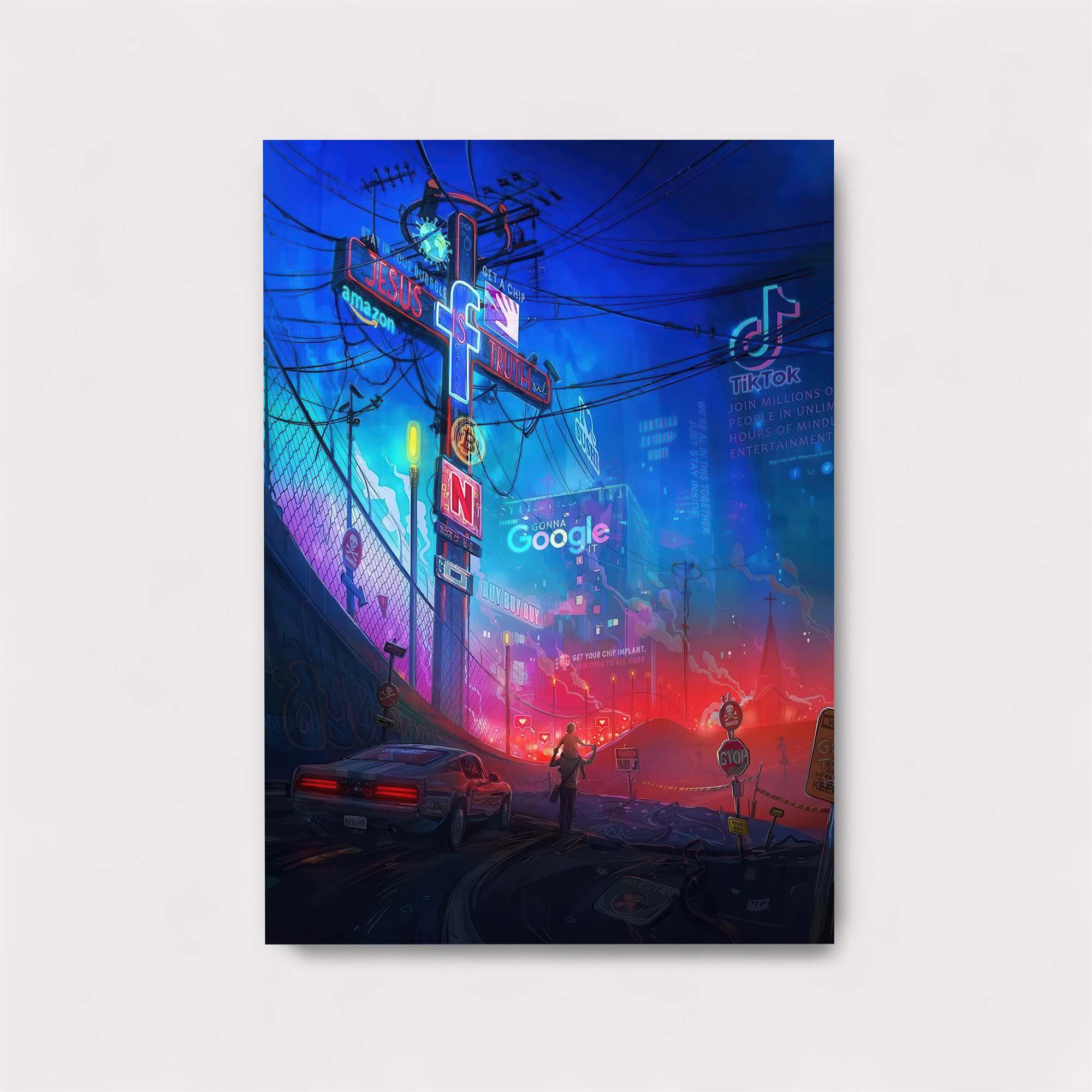 Neon Odyssey Safe Wall Magnetic / M