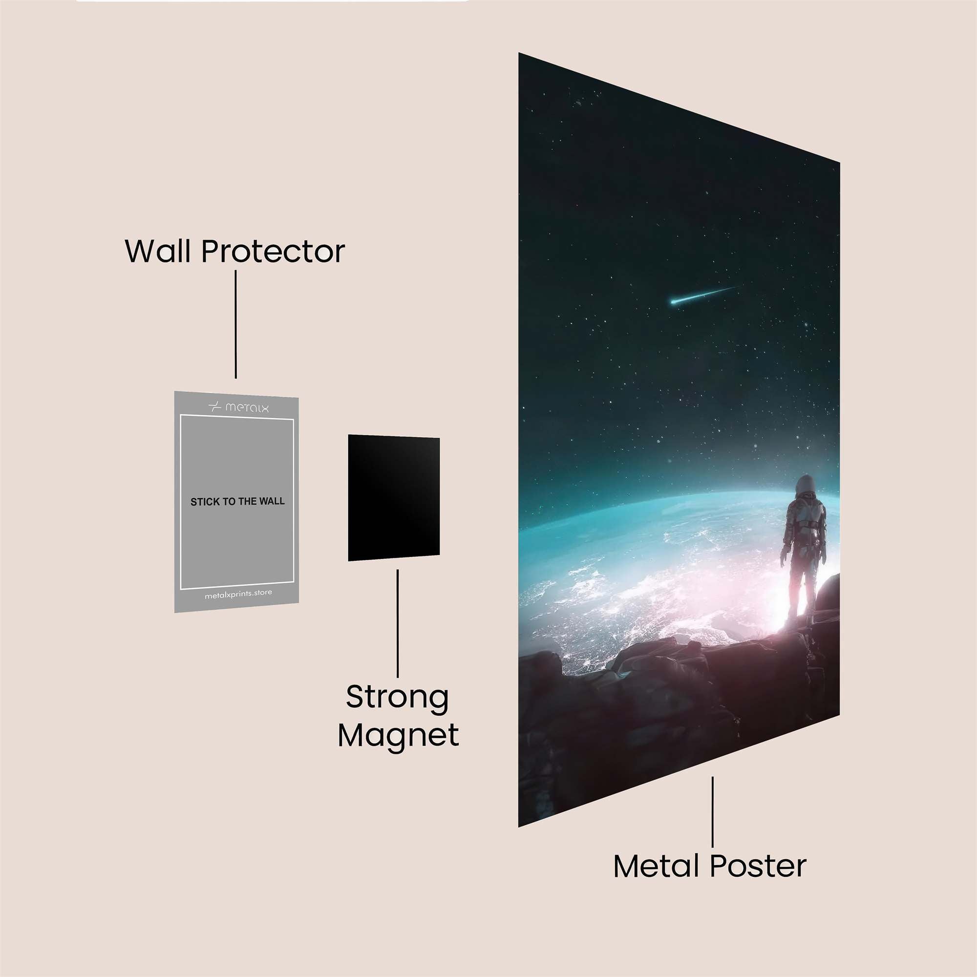 Cosmic Enigma Safe Wall Magnetic / M