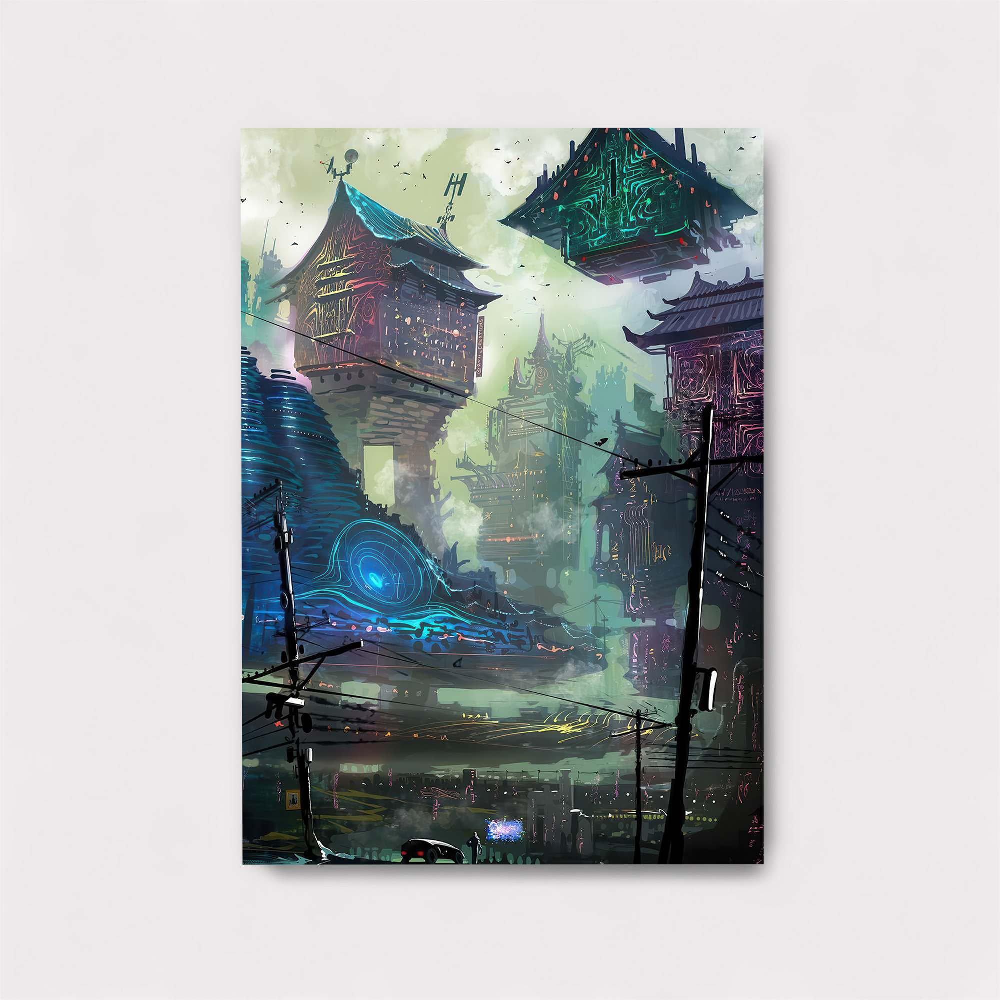 Cyber Samurai Safe Wall Magnetic / M