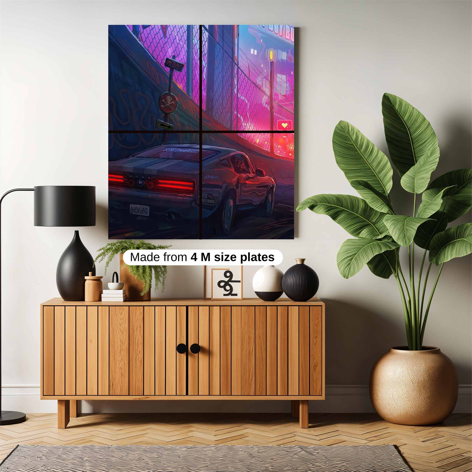 Retro Reverie Safe Wall Magnetic / M