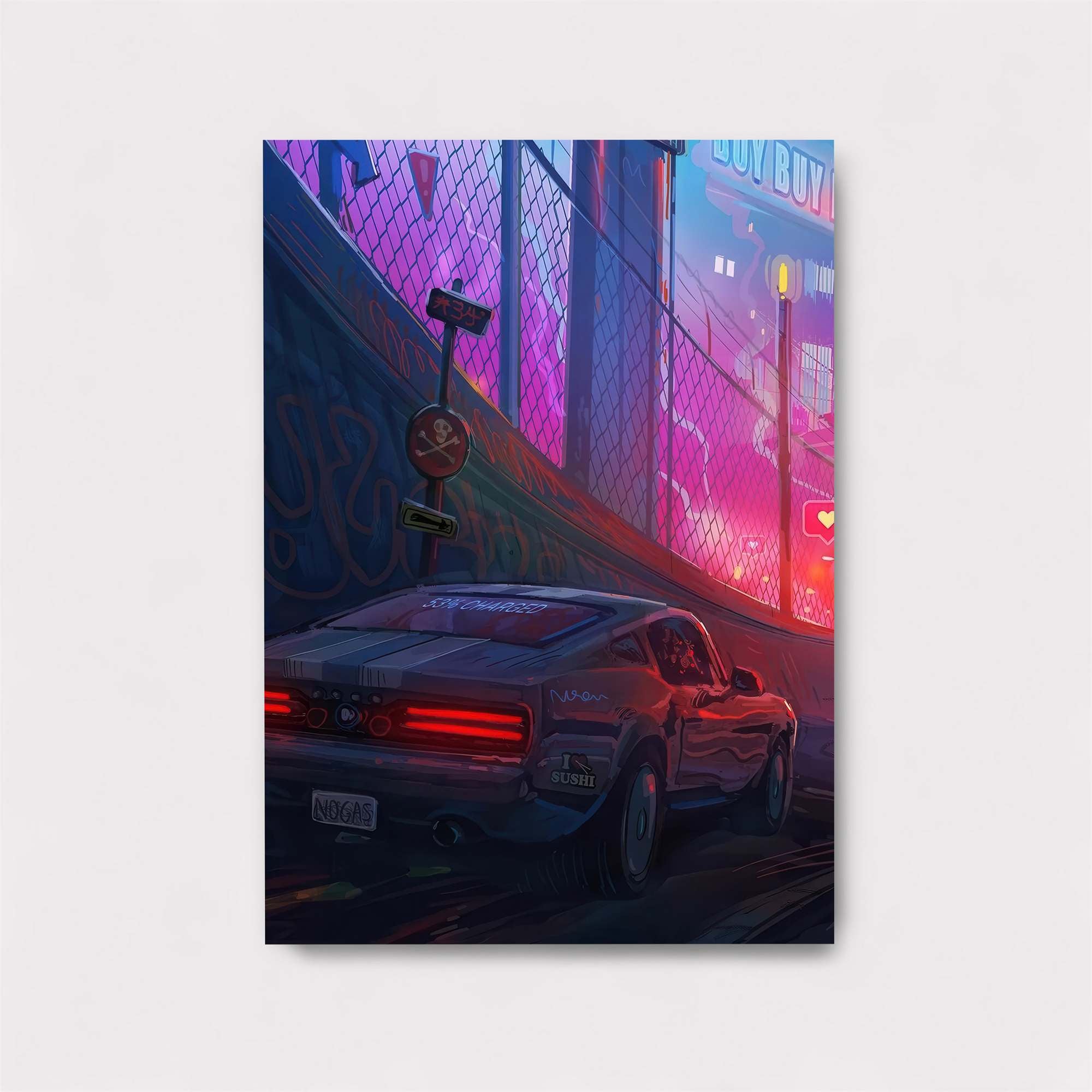 Retro Reverie Safe Wall Magnetic / M