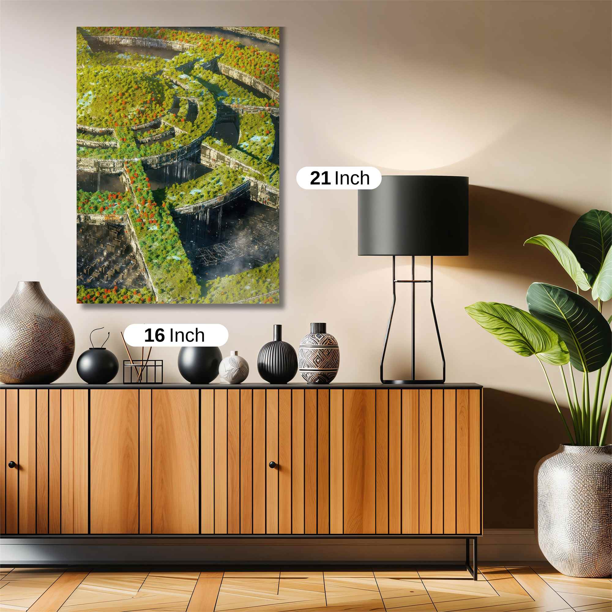 Verdant Spiral Safe Wall Magnetic / M