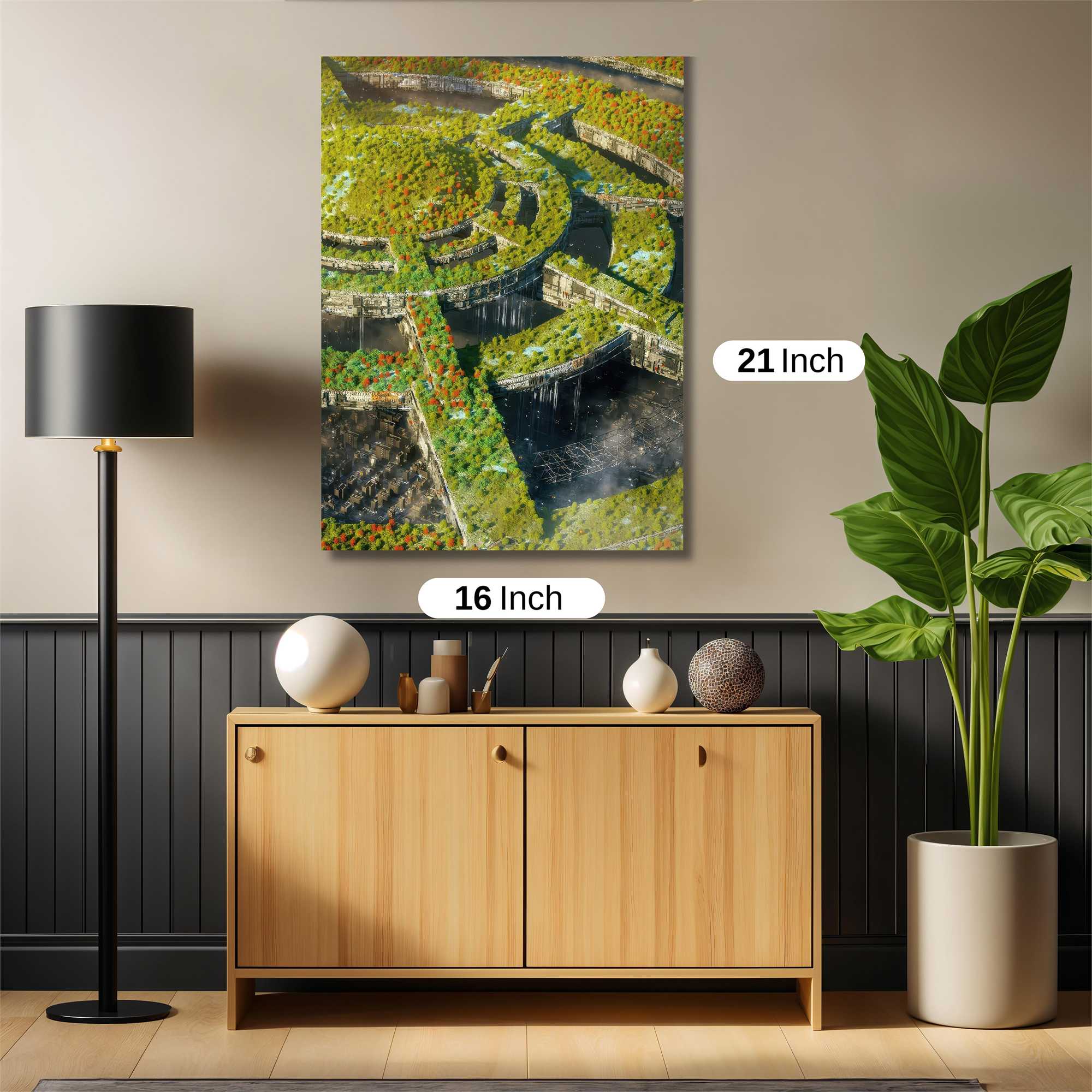 Verdant Spiral Safe Wall Magnetic / M