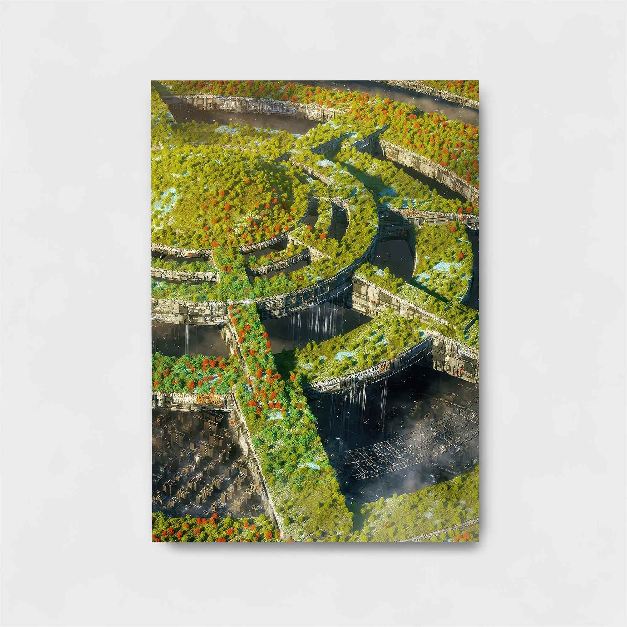 Verdant Spiral Safe Wall Magnetic / M