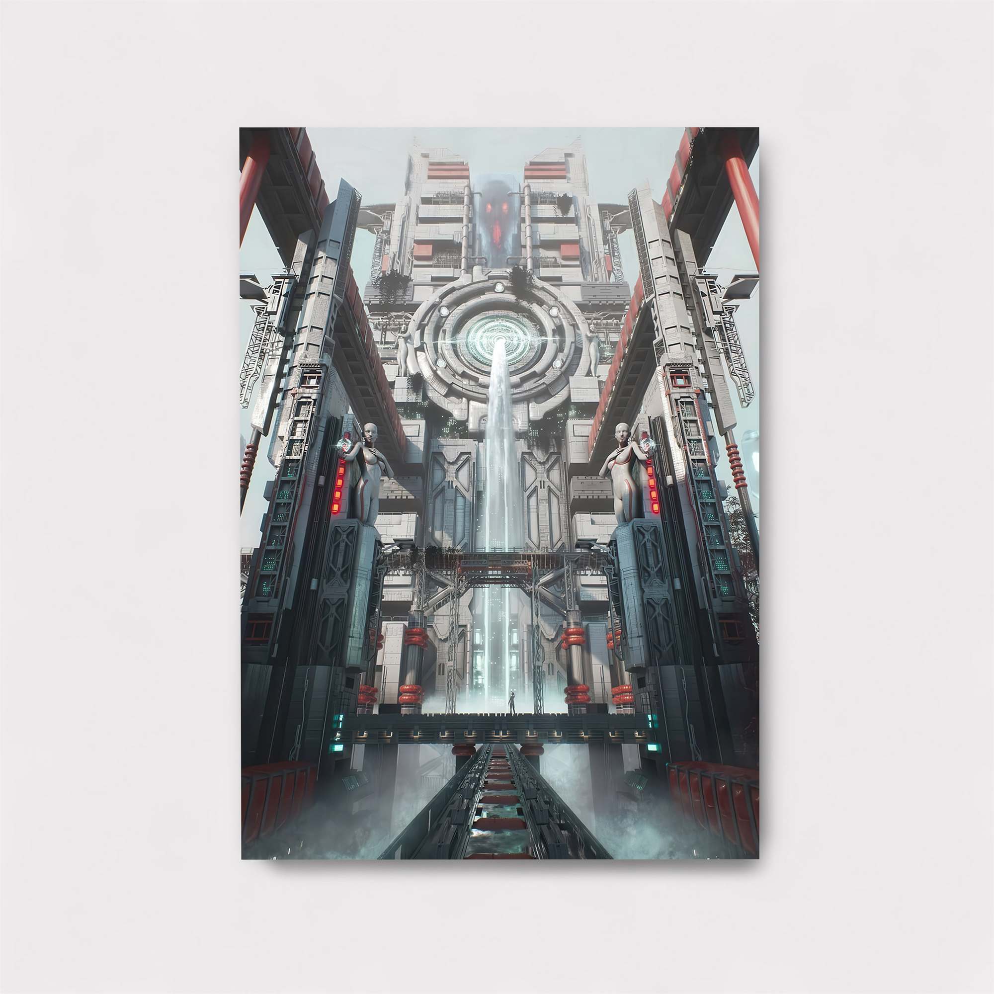 Futuristic Citadel Safe Wall Magnetic / M