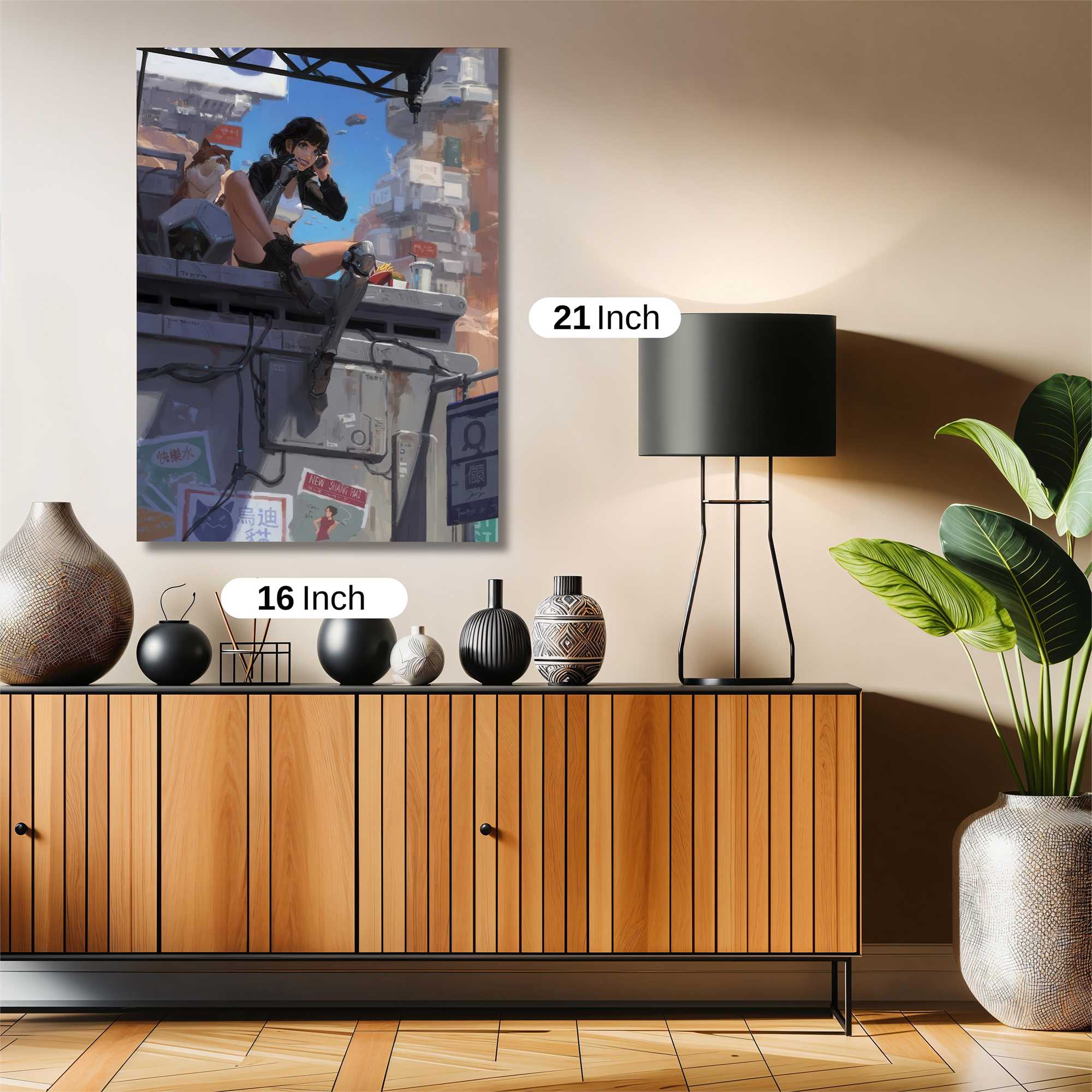 Rooftop Reverie Safe Wall Magnetic / M