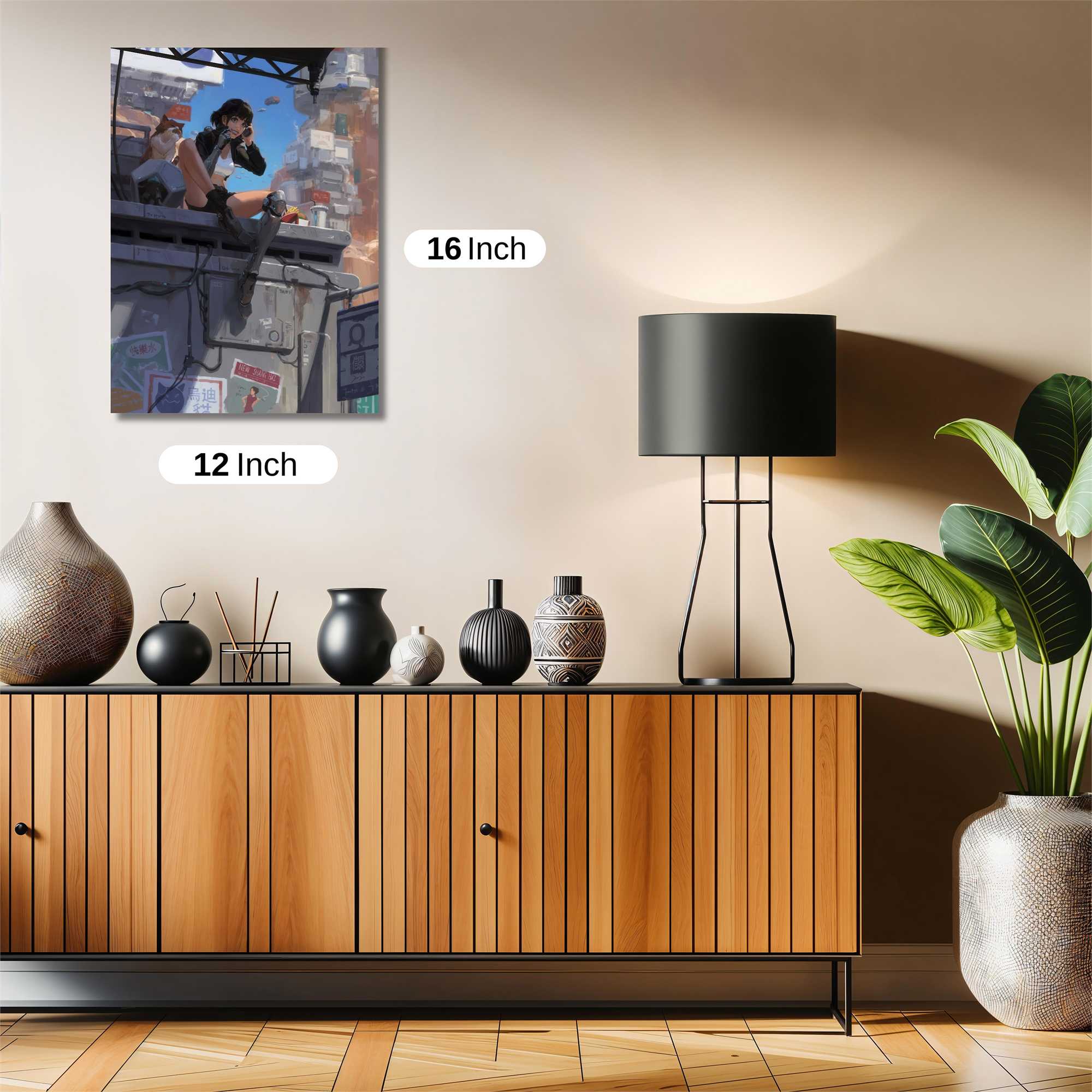 Rooftop Reverie Safe Wall Magnetic / M