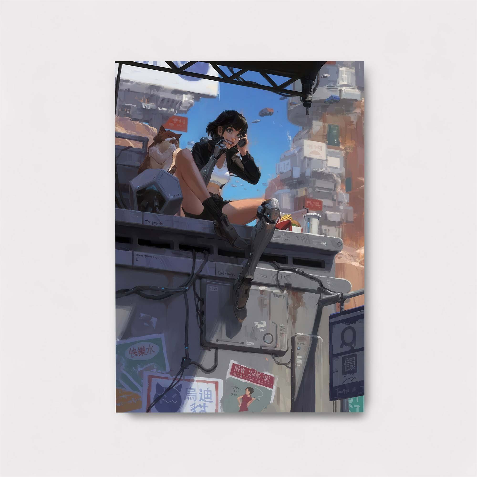 Rooftop Reverie Safe Wall Magnetic / M