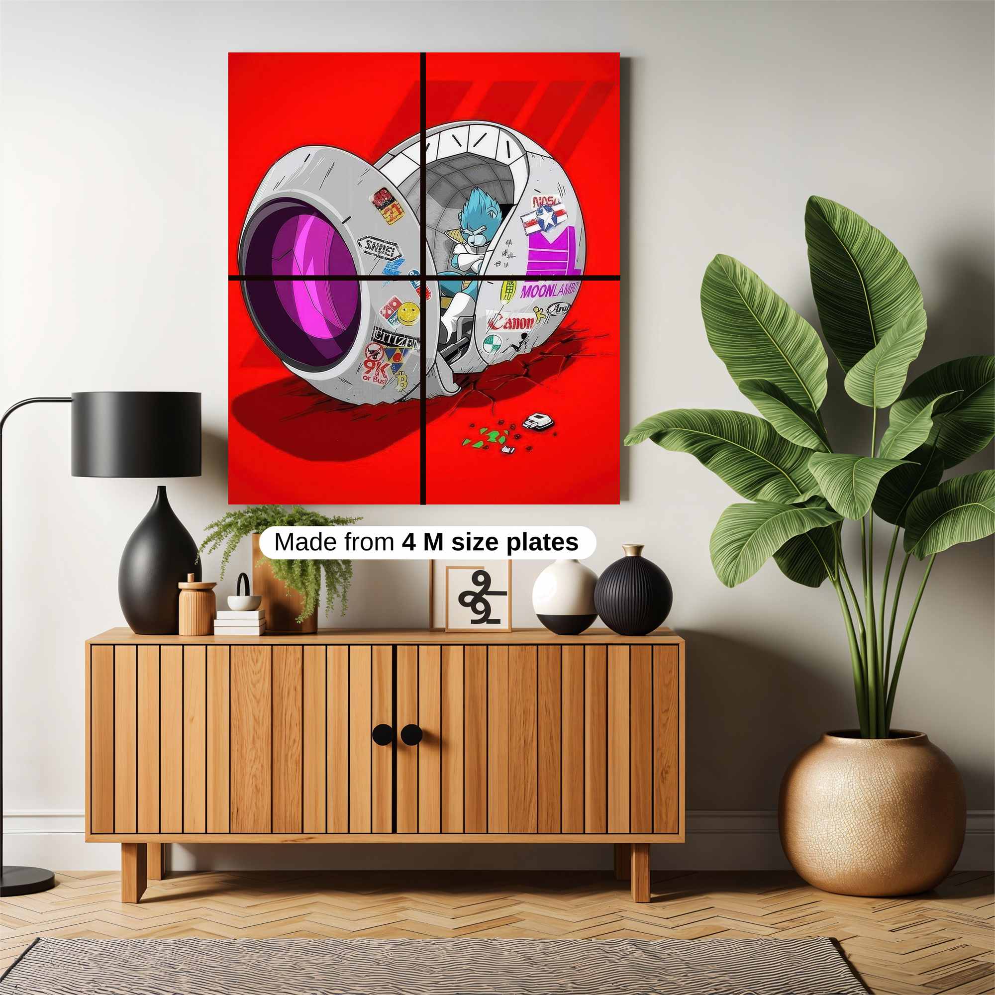 Spacey Vibes Safe Wall Magnetic / M