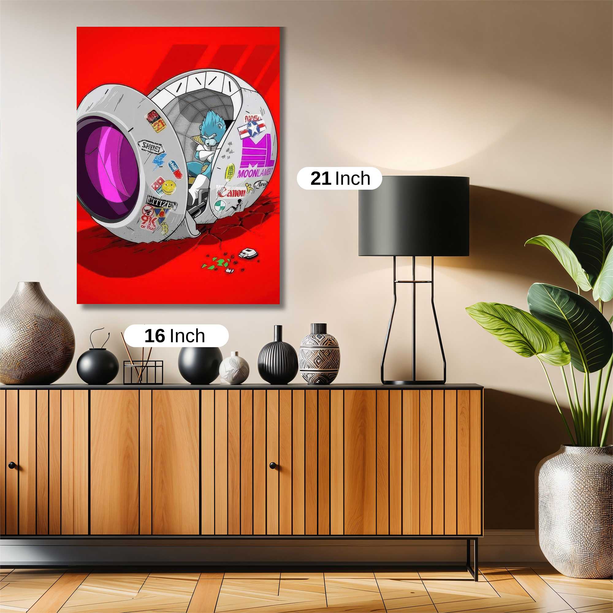 Spacey Vibes Safe Wall Magnetic / M